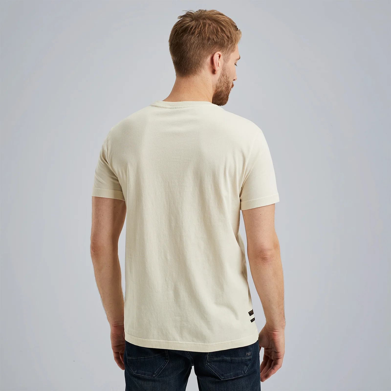 T-shirt with artwork Beige