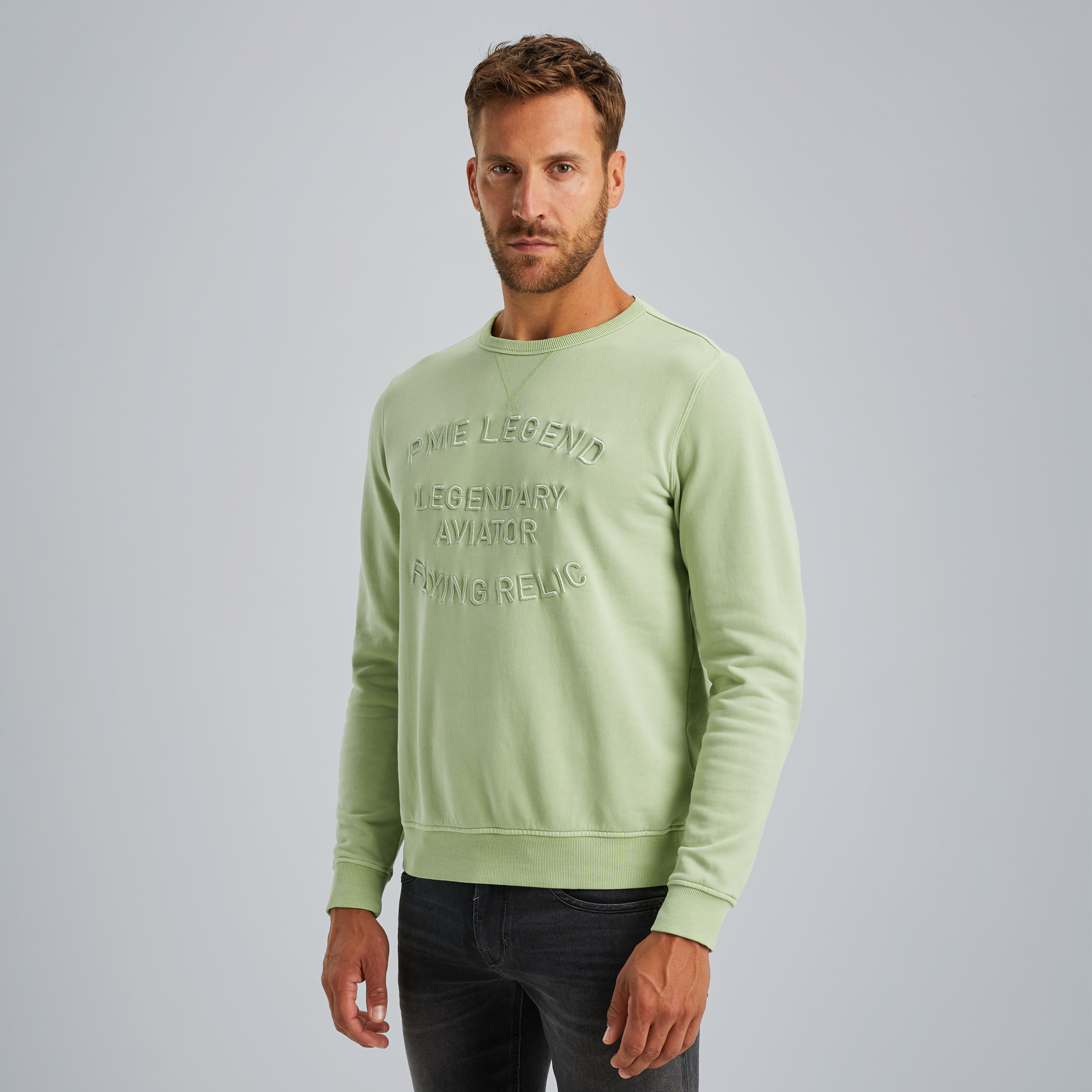 Sweatshirt with artwork Green