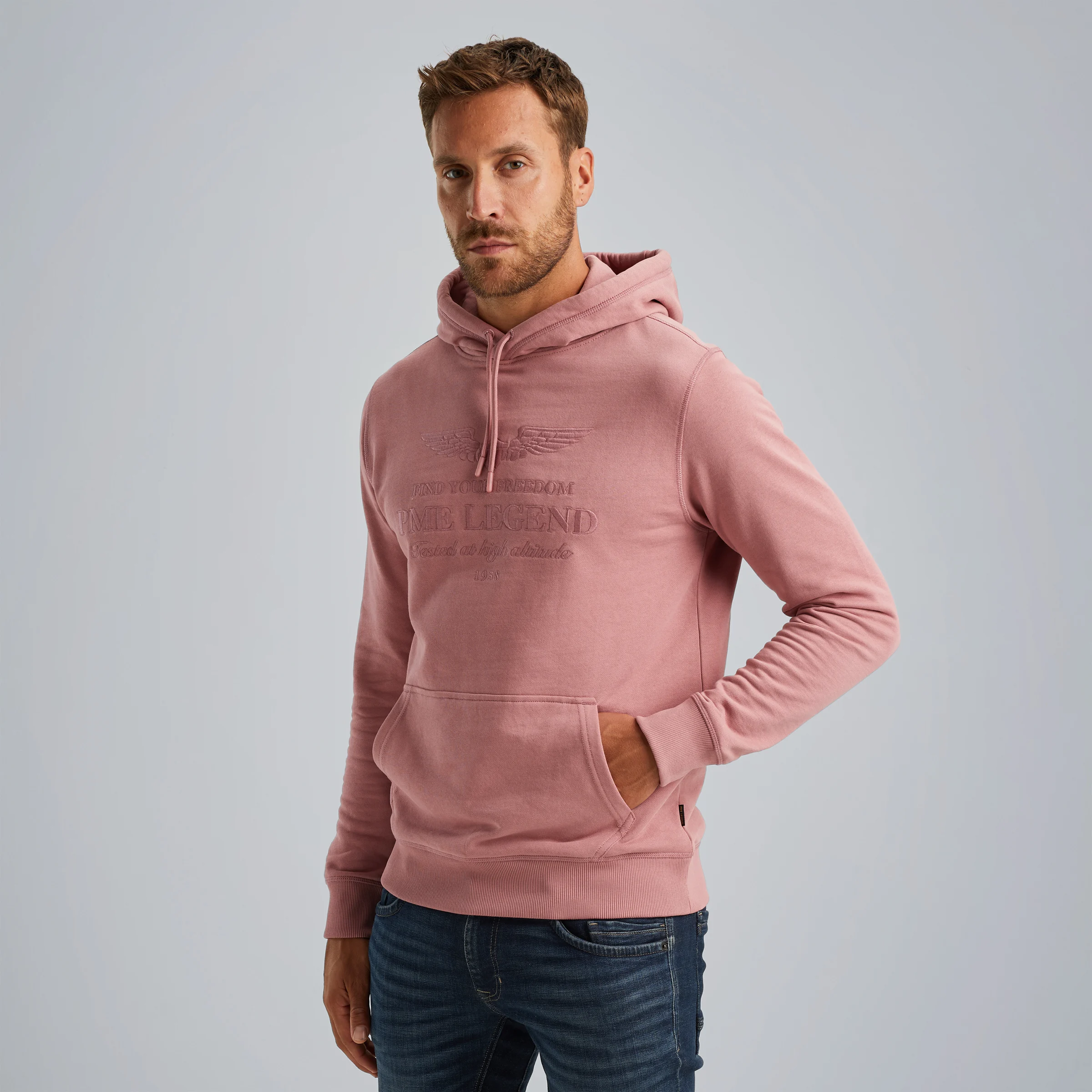 Hoodie with artwork Pink