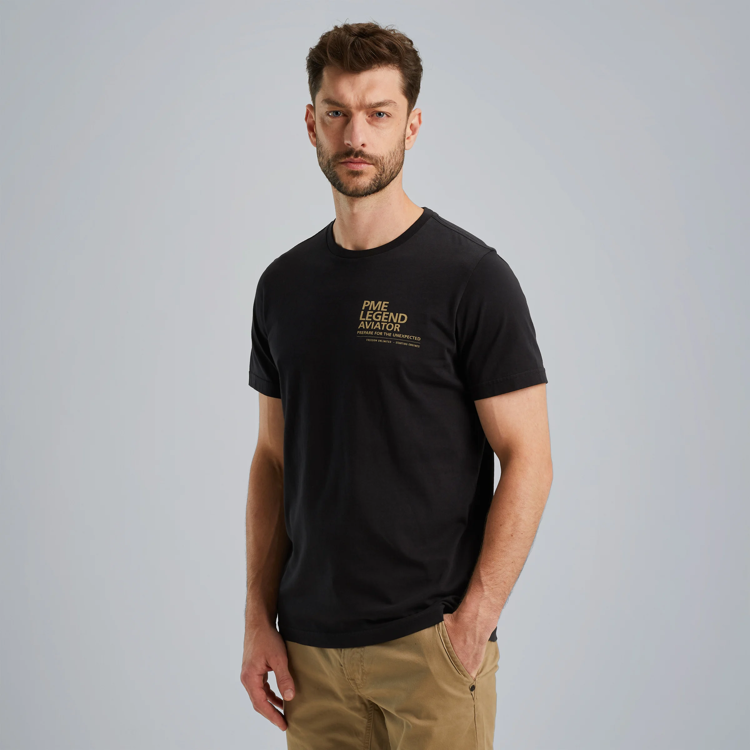 T-shirt with artwork Grey