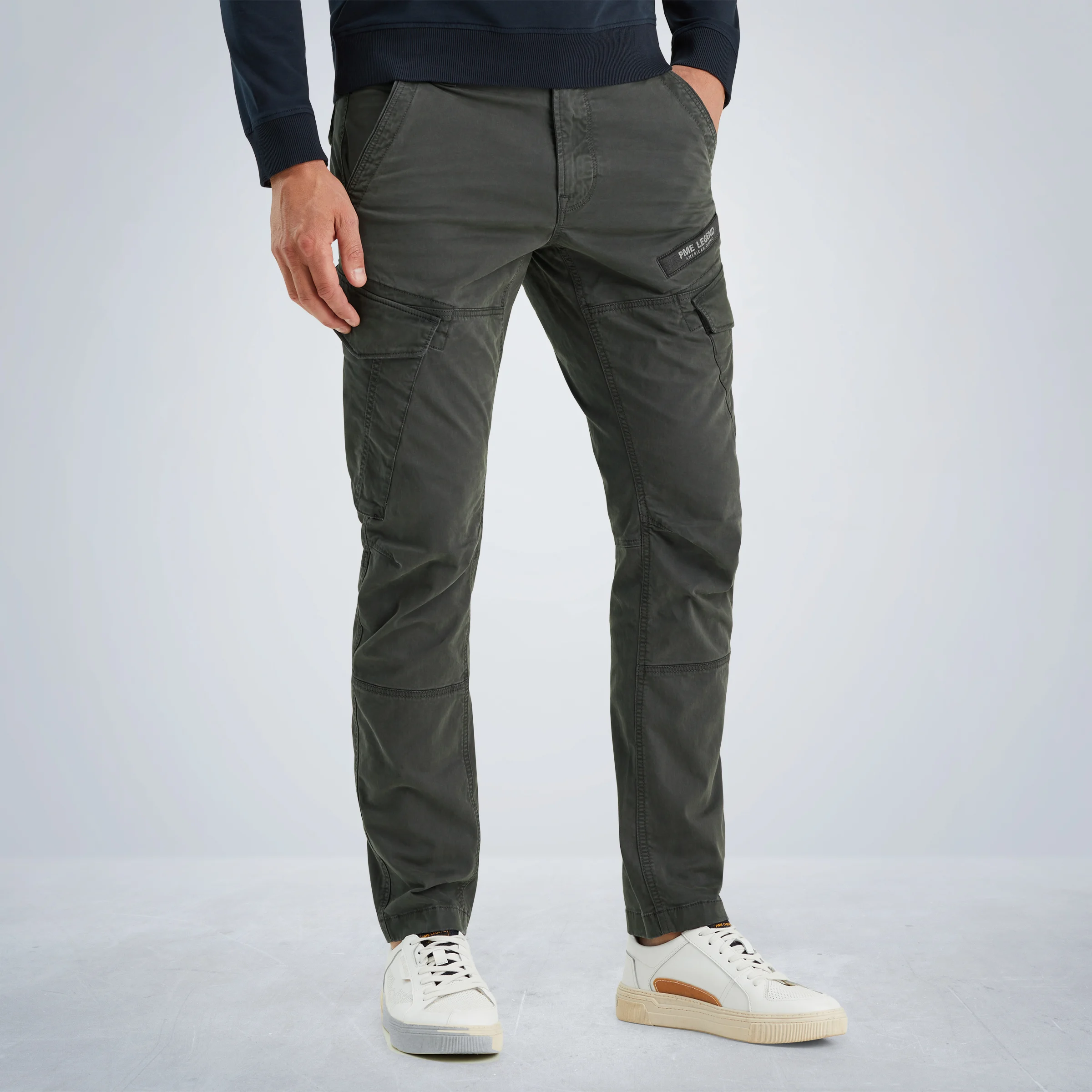 Nordrop tapered fit cargo pants Grey