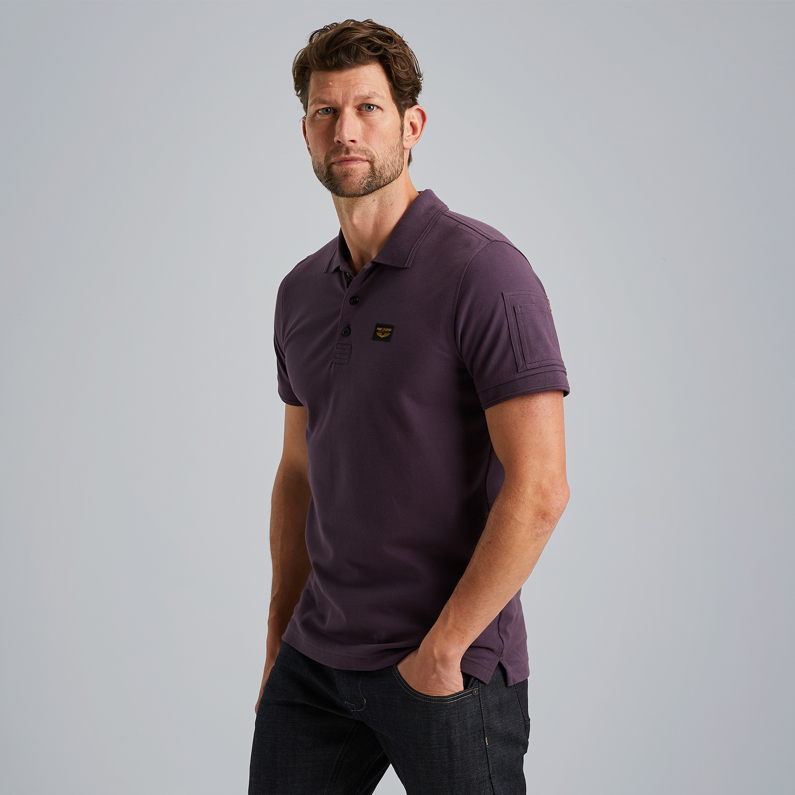 American Classic polo shirt Purple