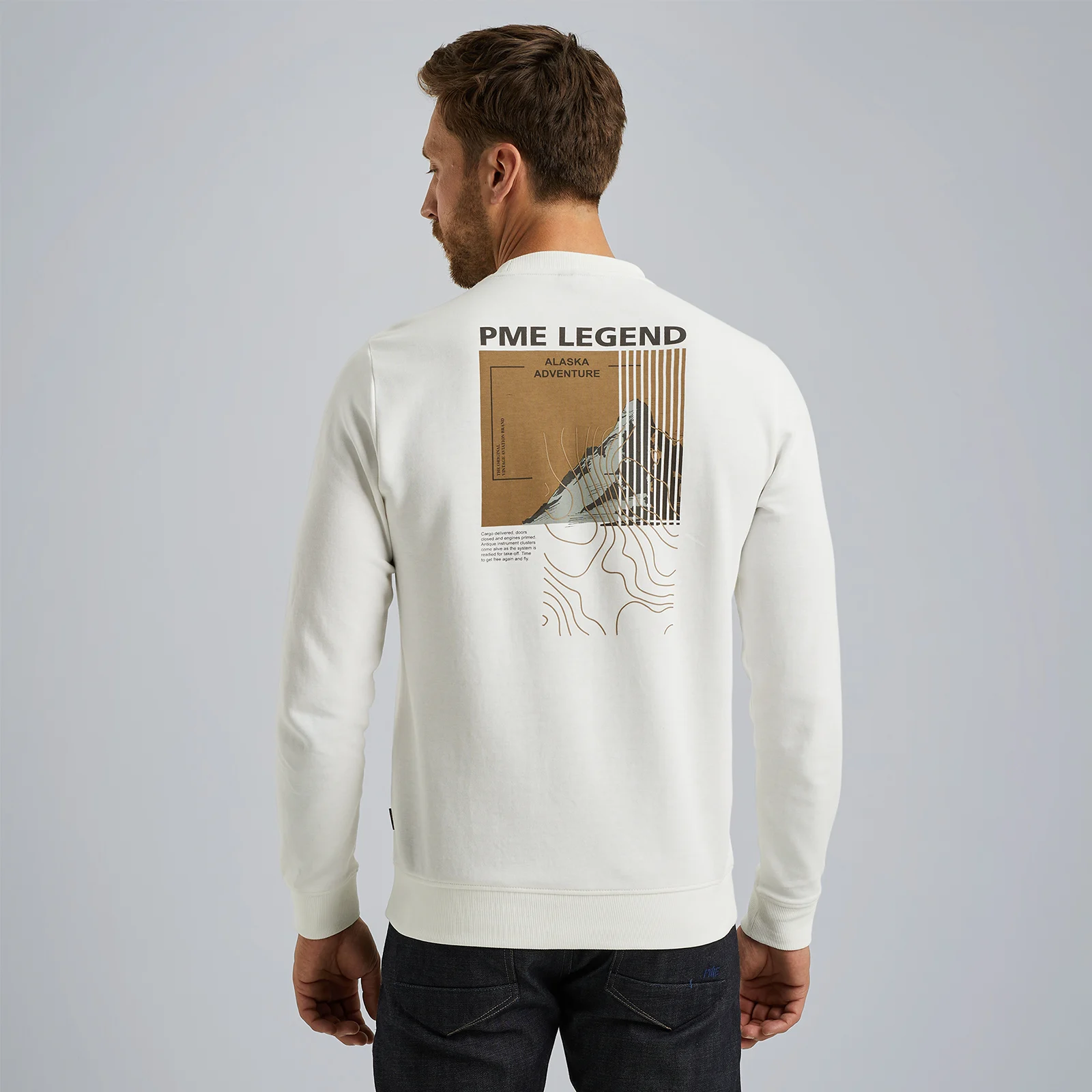 Sweatshirt with artwork White