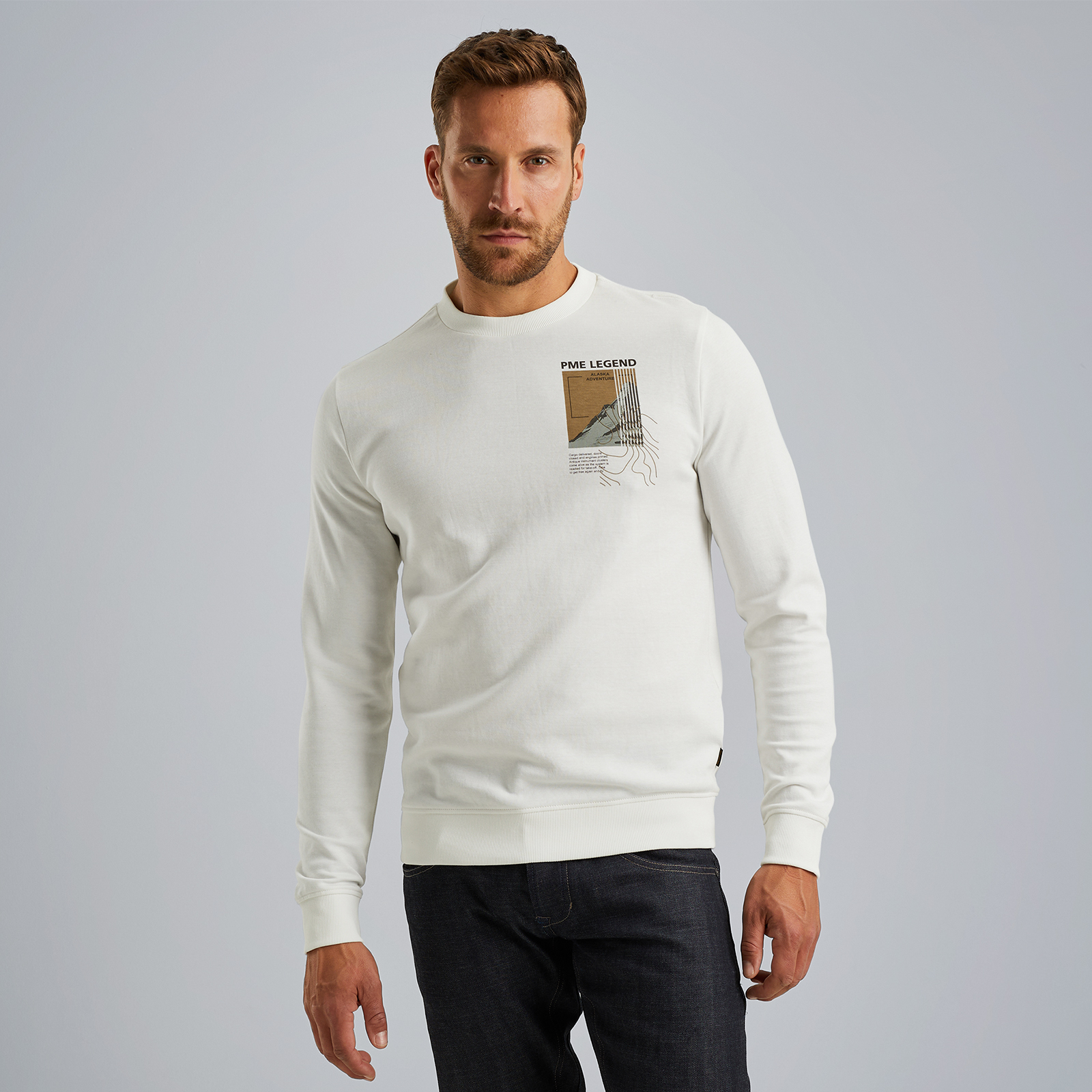 Sweatshirt with artwork White