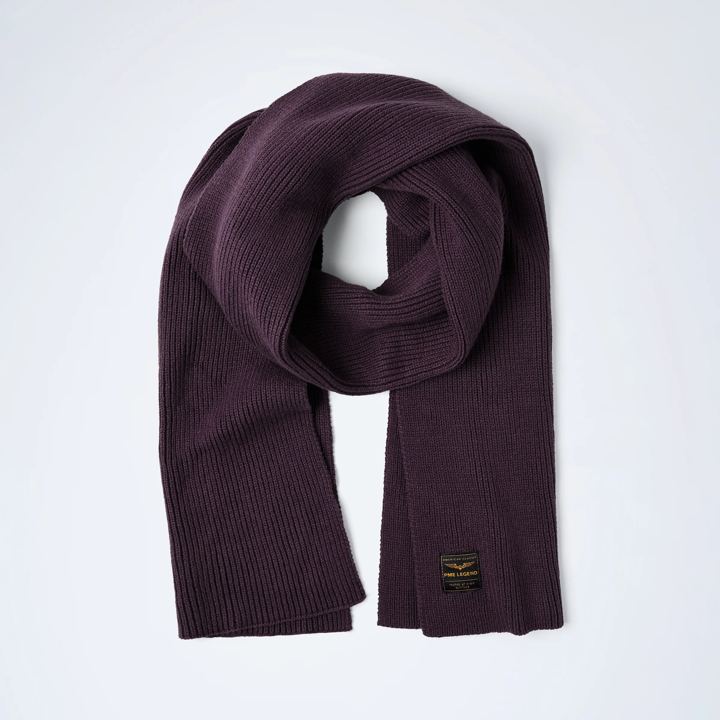 Scarf with logo Purple