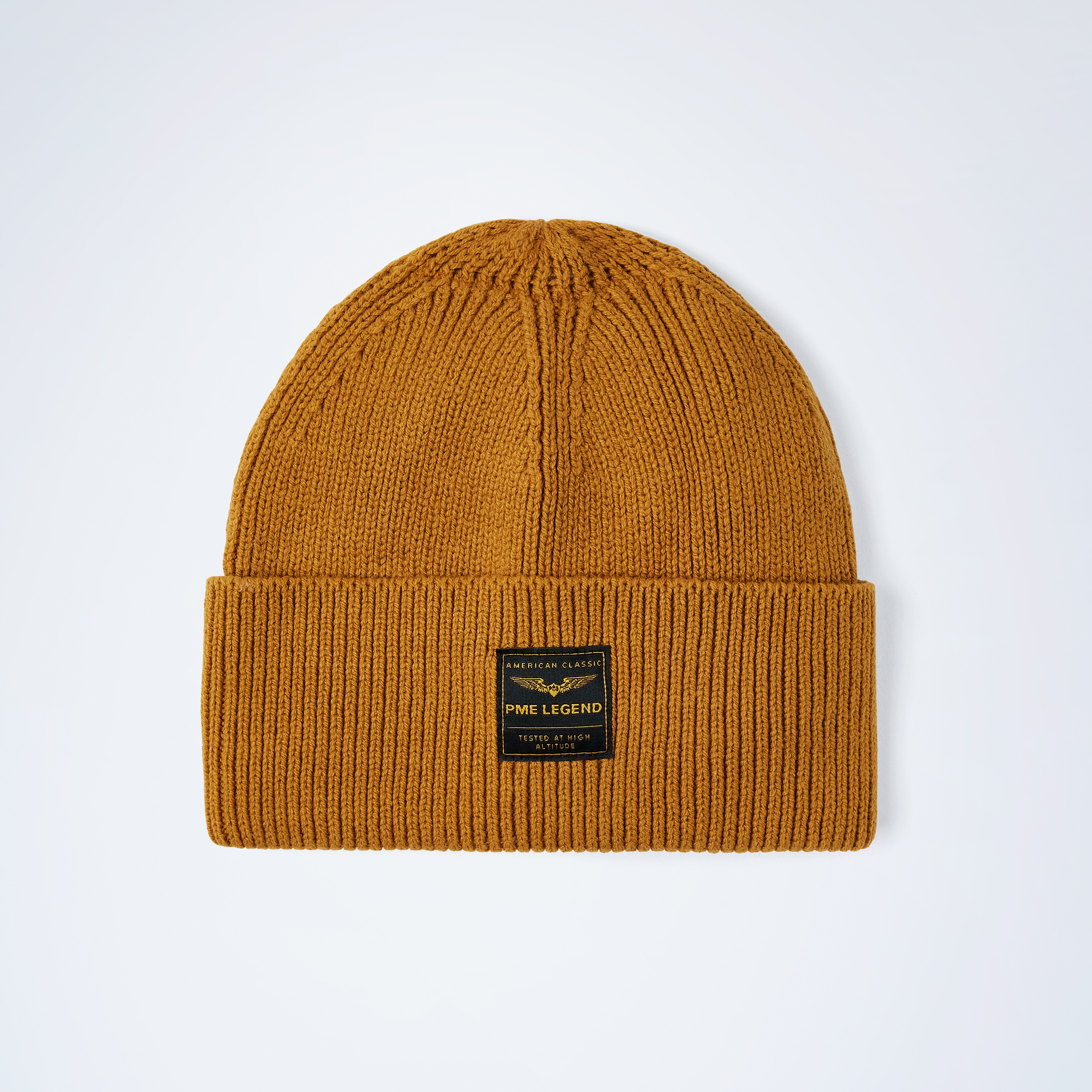 Beanie with logo Brown