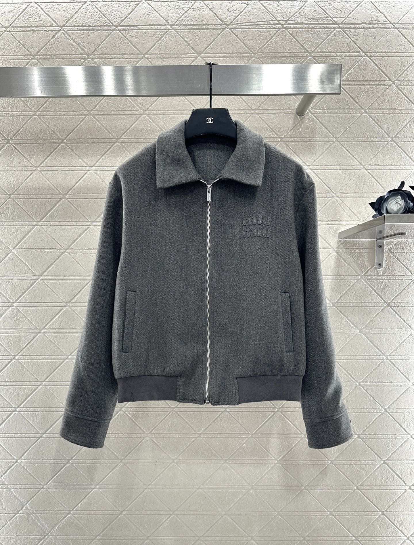 Collar zipper jacket jacket