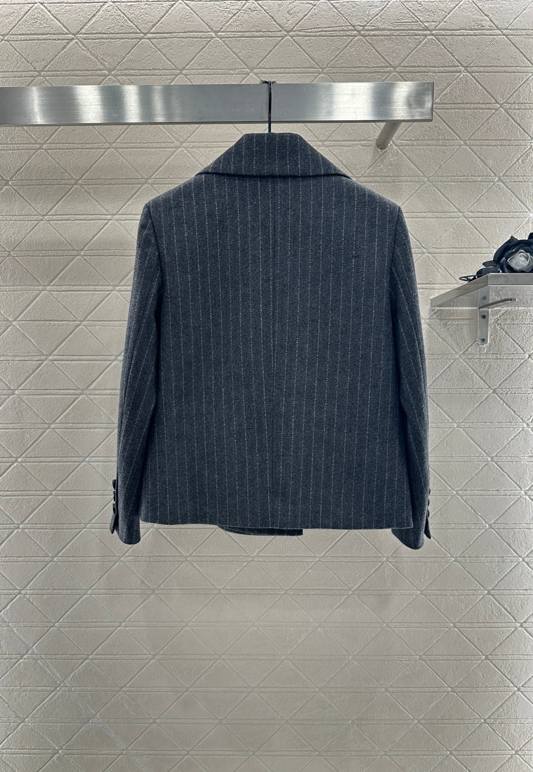 25fw new lapel striped suit jacket