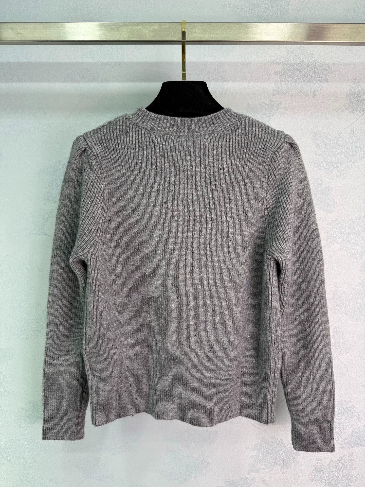 Grey Knitted Cardigan