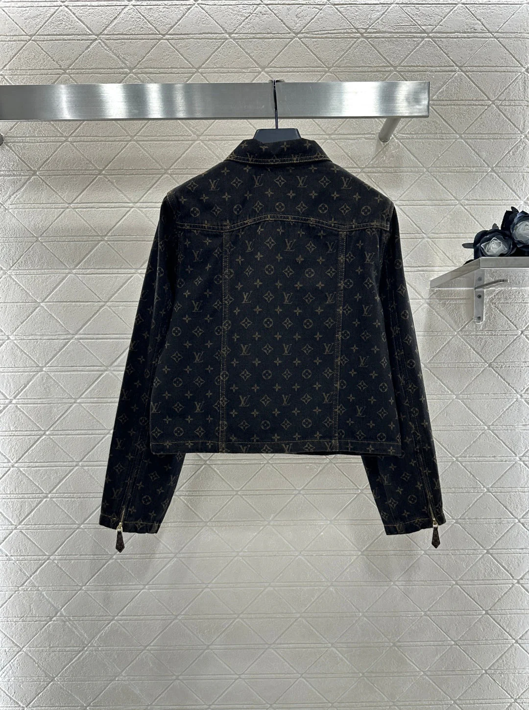 25fw Jacquard denim jacket