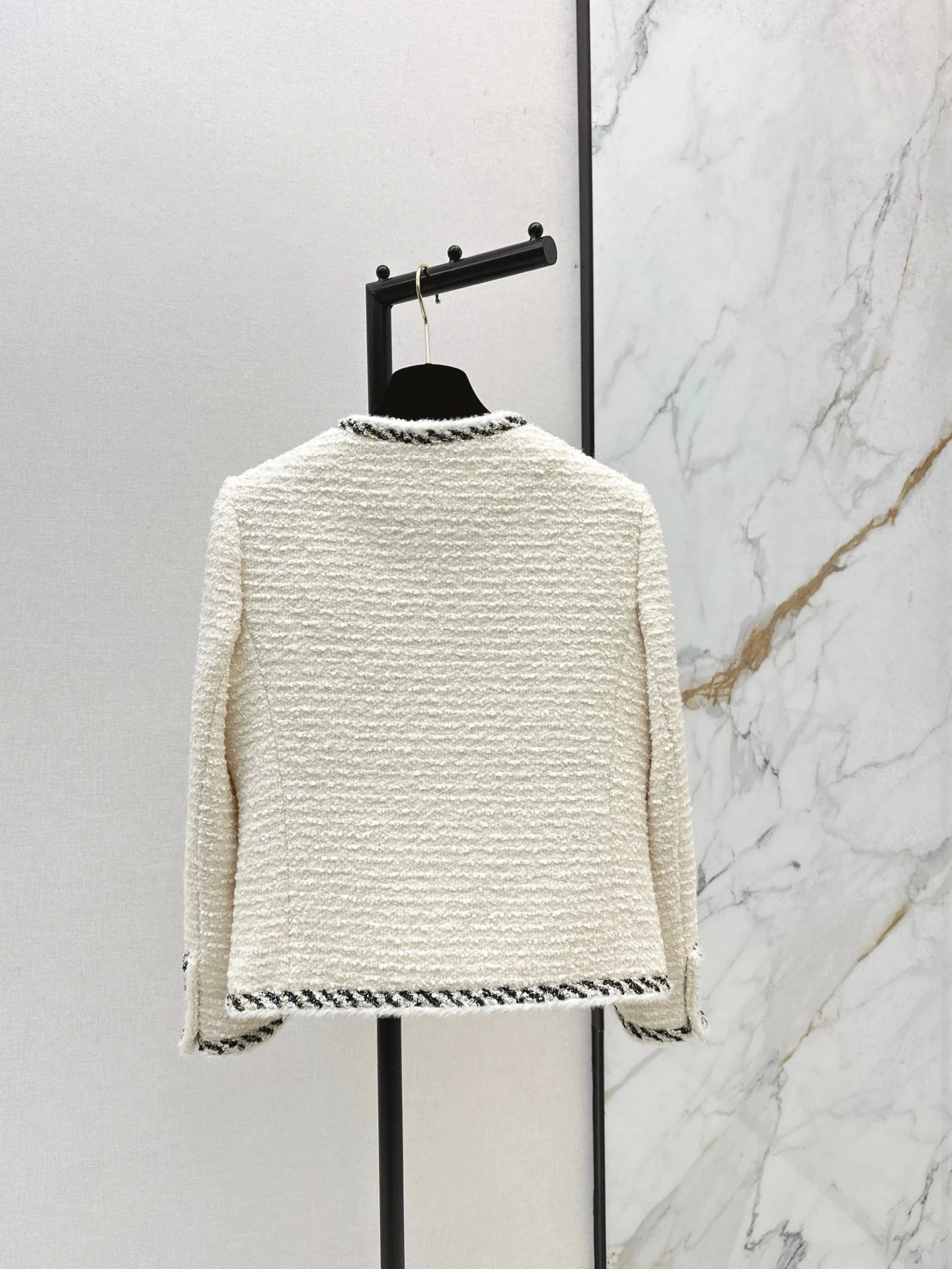 25 New woven woolen woolen woolen coat