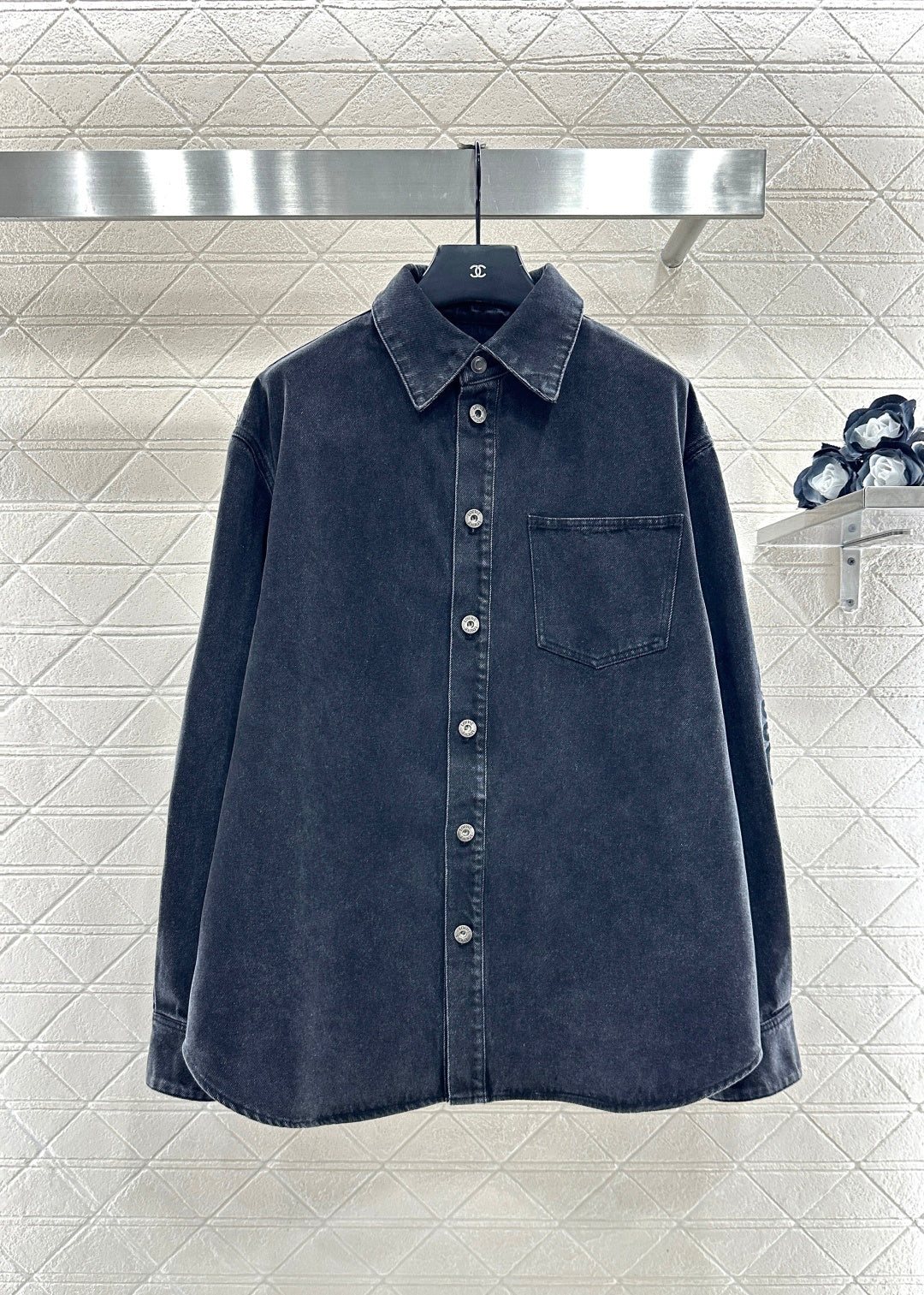 Retro Washed Denim Shirt