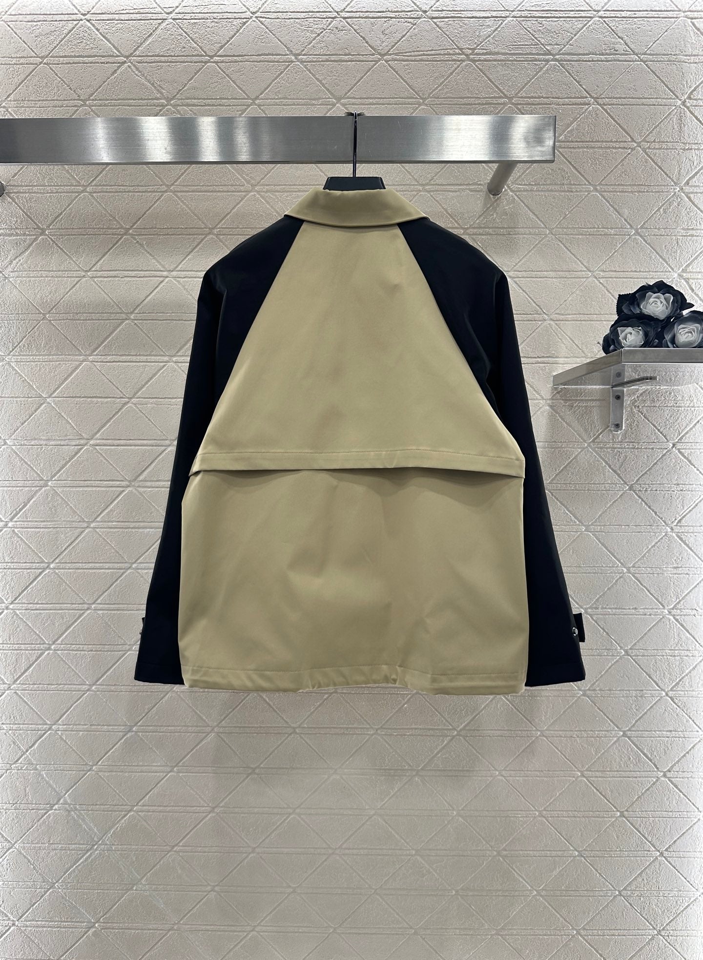 25fw new raglan contrast jacket