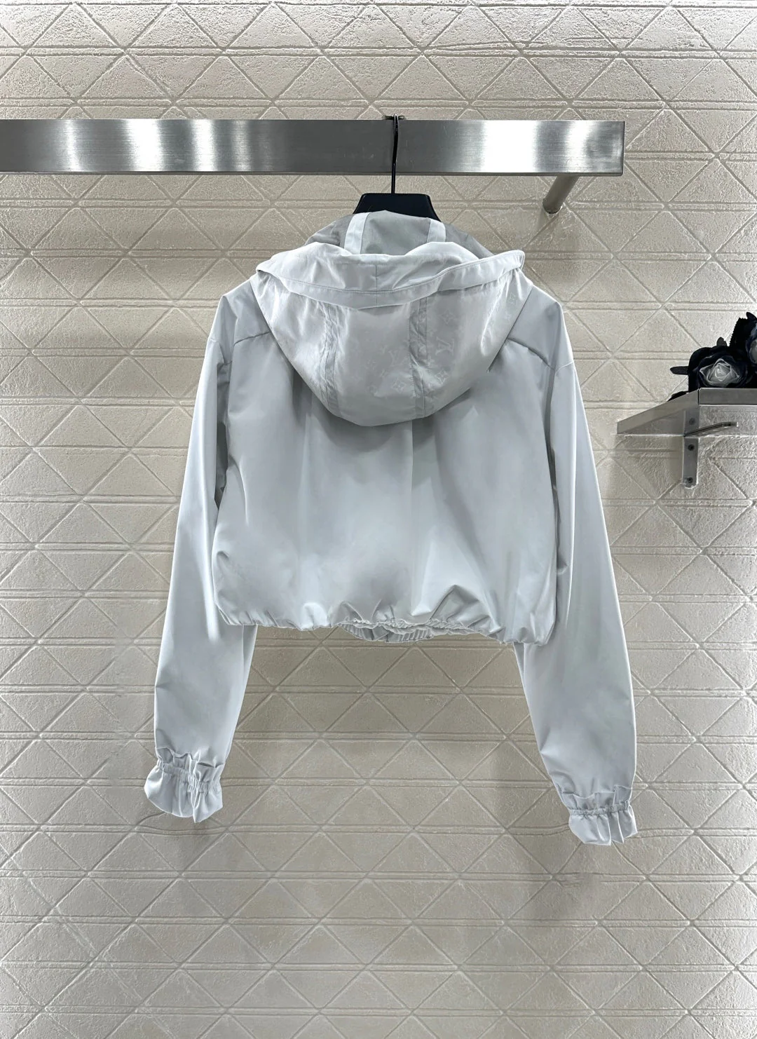 25fw Hooded Jacquard Charge Jacket