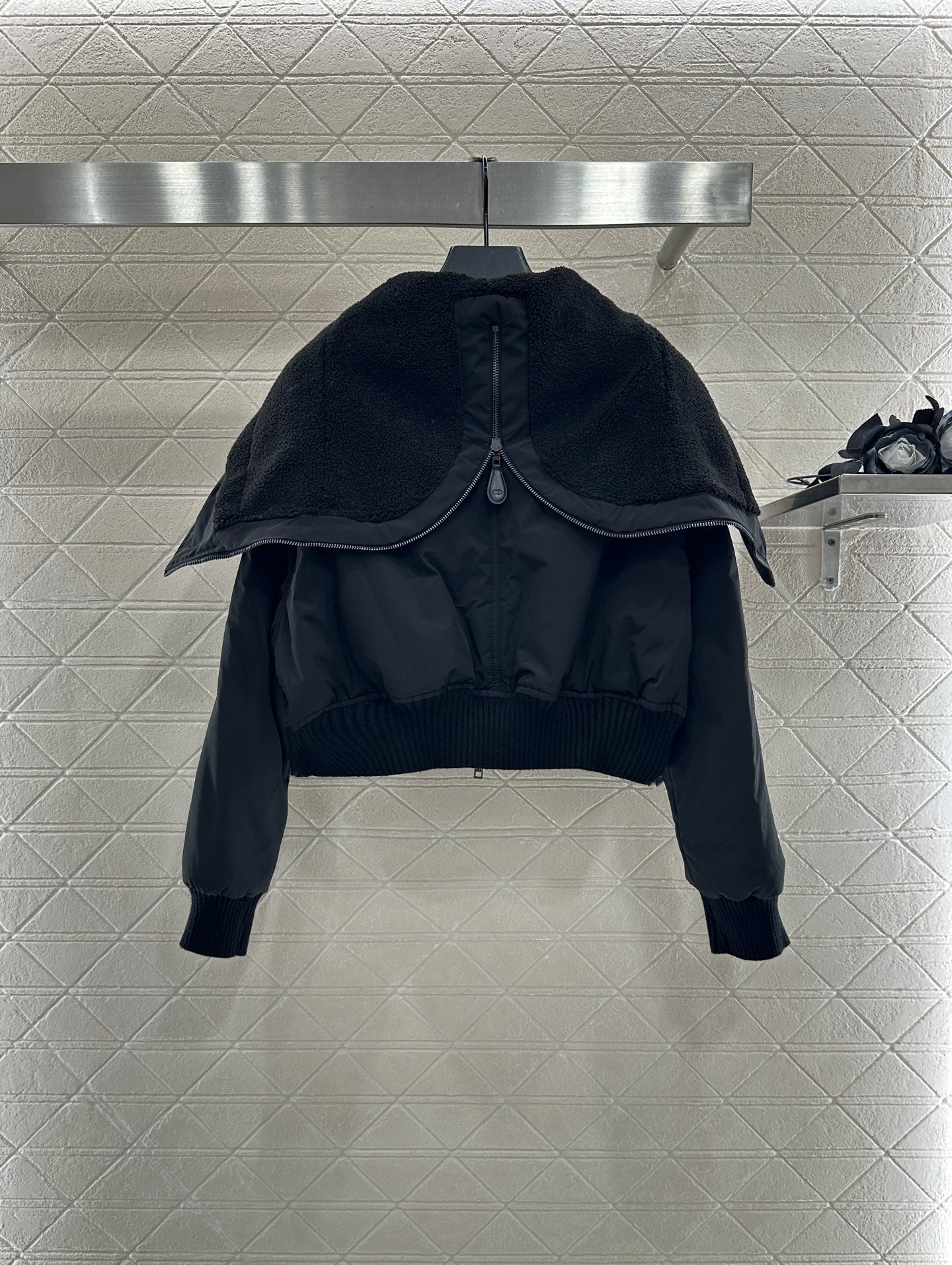 25 Hooded zipper cotton jacket