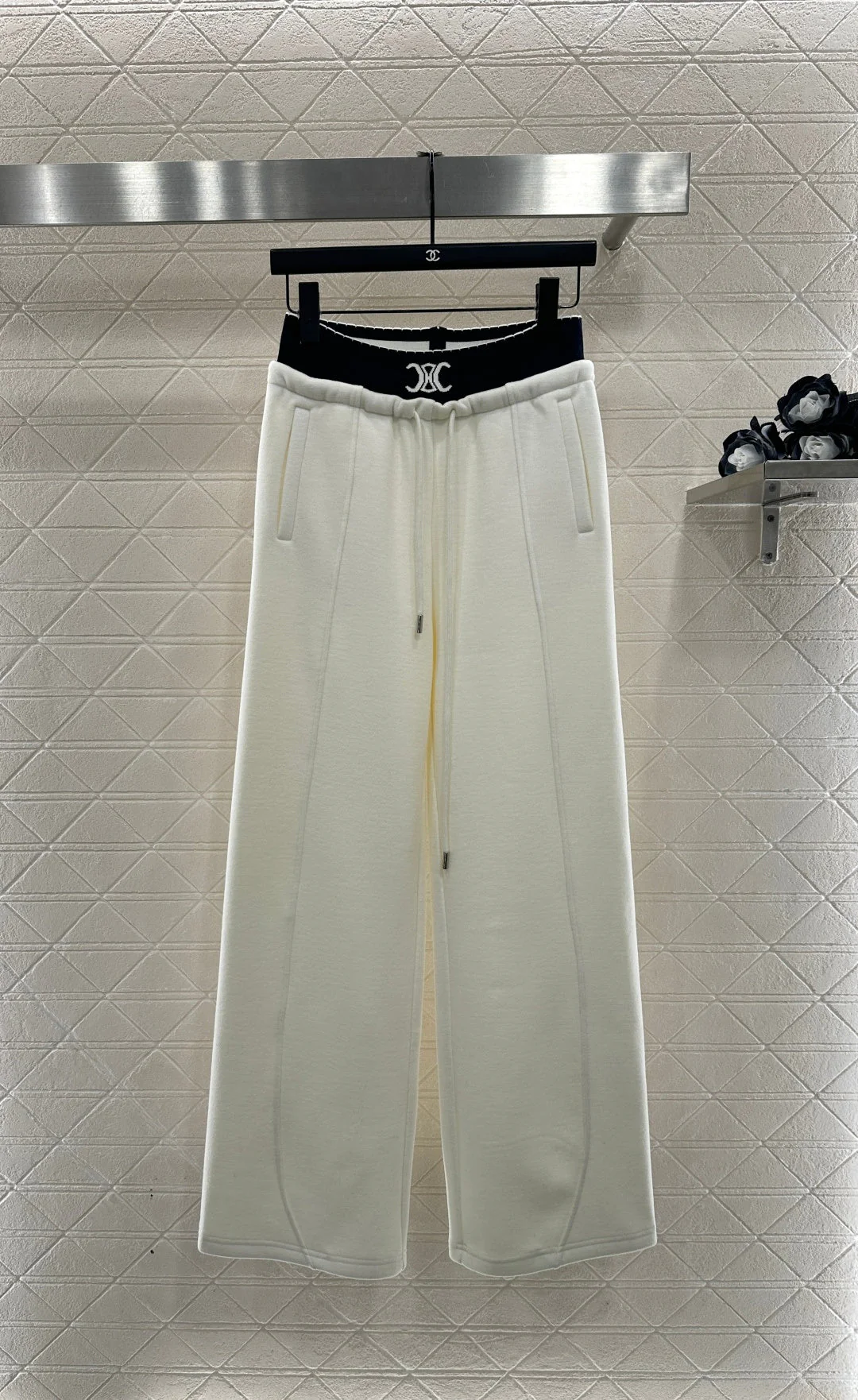 Fleece Casual Webbing Pants