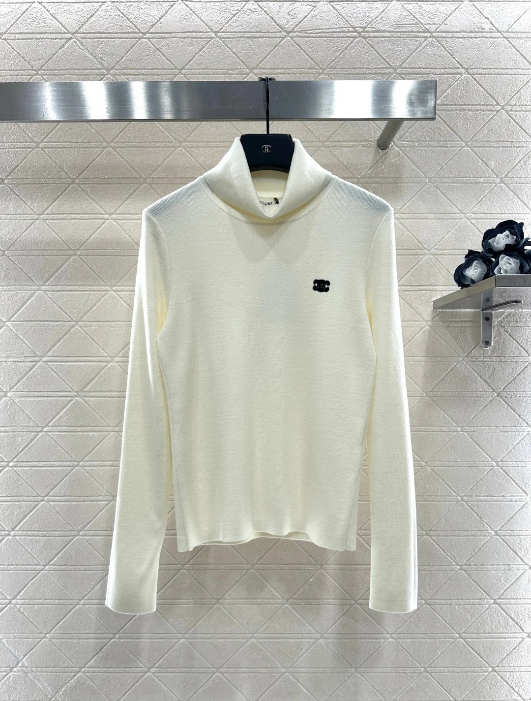 Logo Wool Base Layer Top
