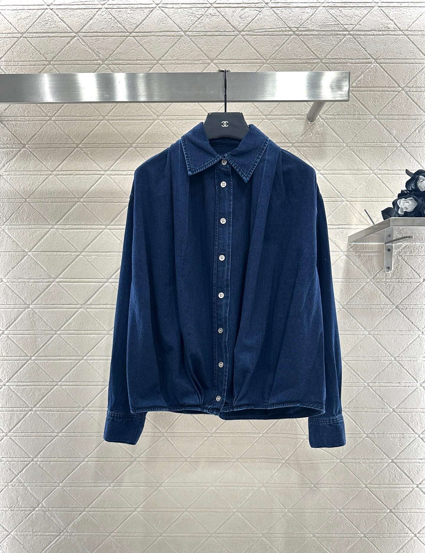 25fw Cowboy shirt and lantern pants set