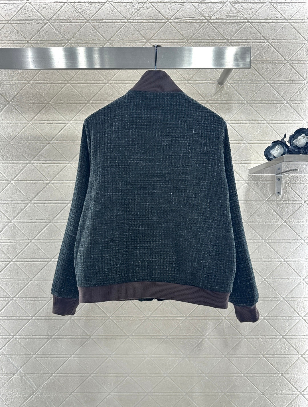 Knitted woolen jacket