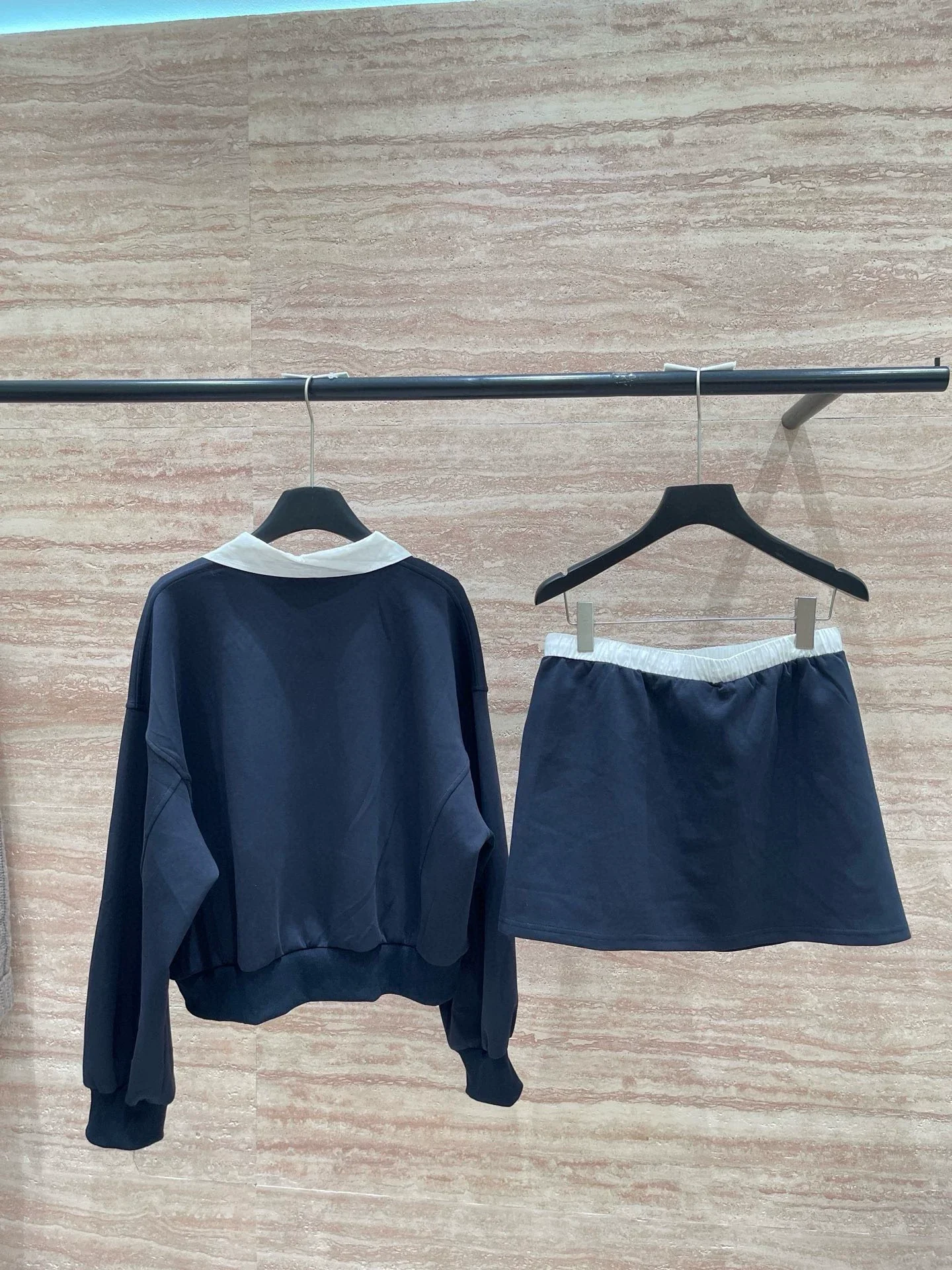 25fw College style hoodie set (vintage series)