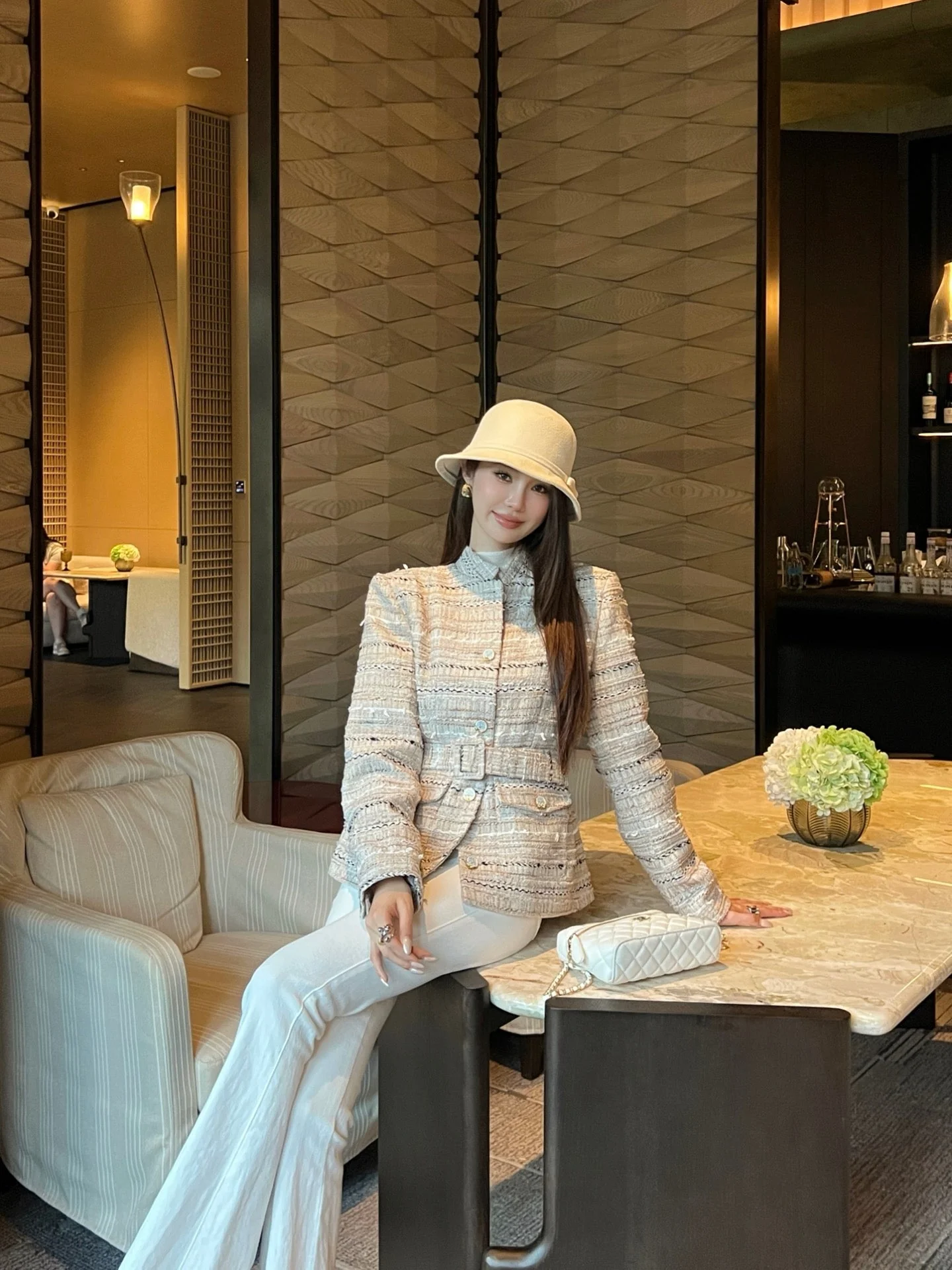 25 New socialite style woven jacket