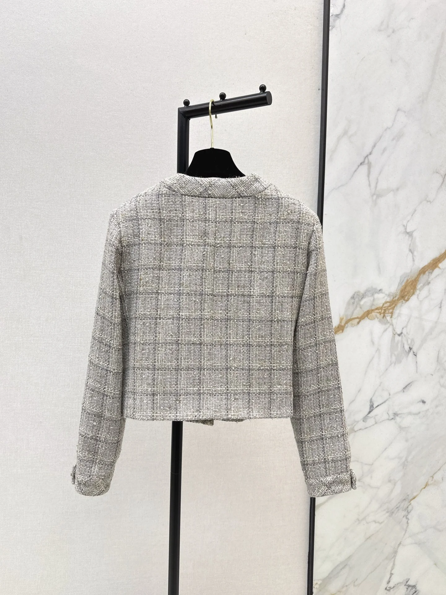 25 New V-neck woven jacket