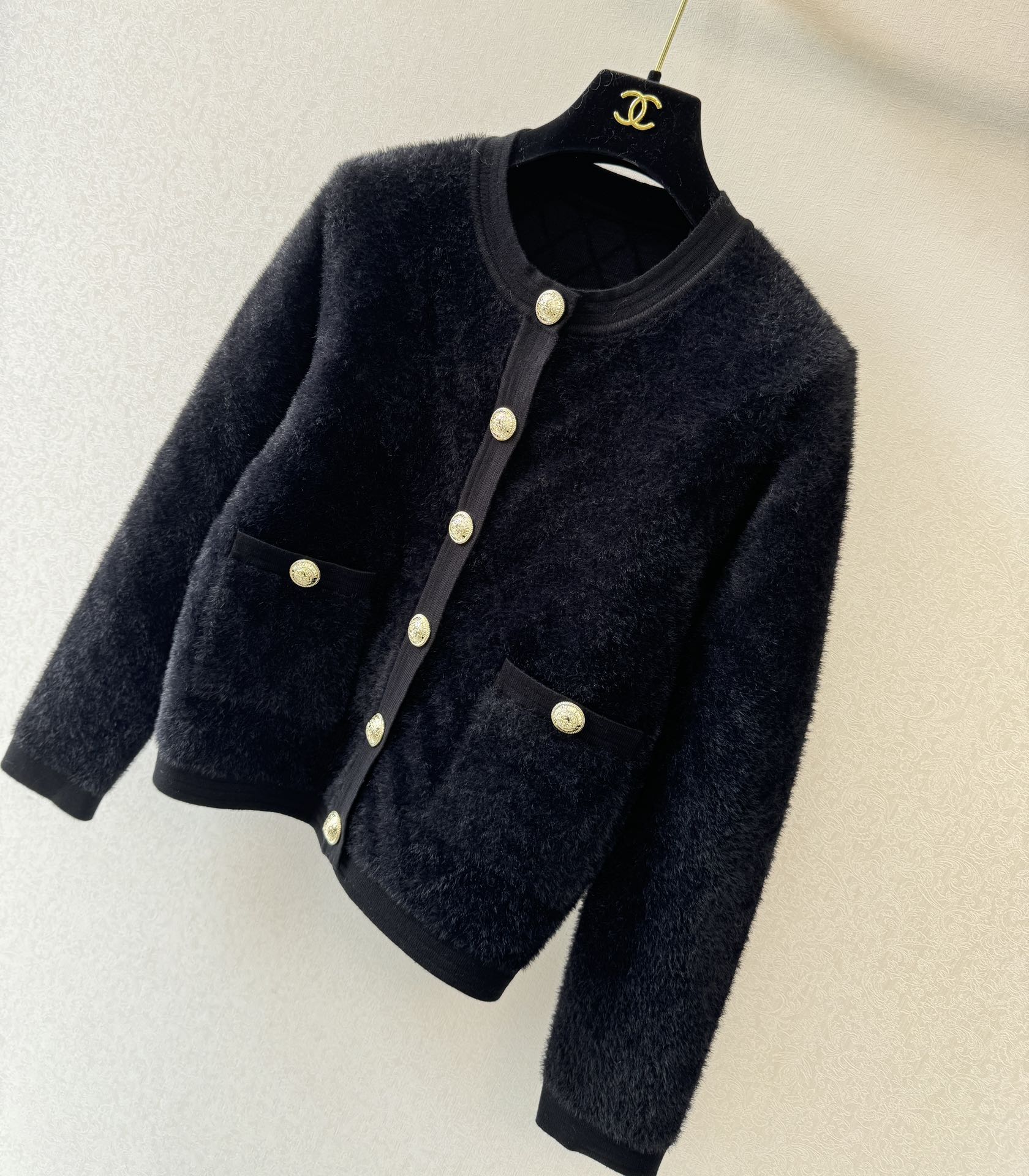 25fw new diamond wool knitted cardigan