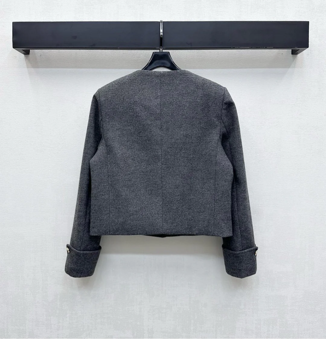 25fw new round neck dress wool jacket