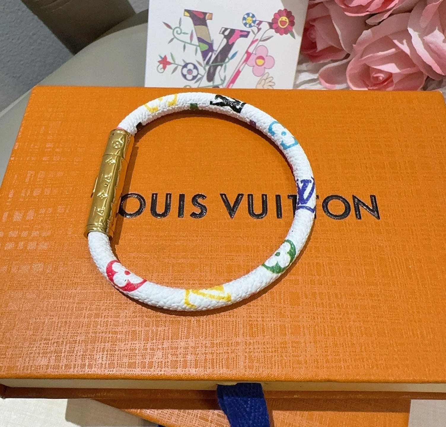 Vintage leather rope bracelet