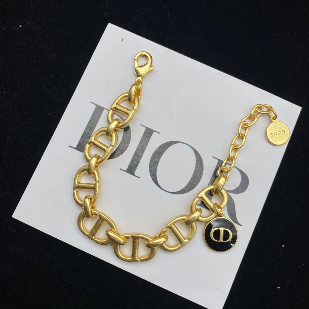 New retro letter logo bracelet