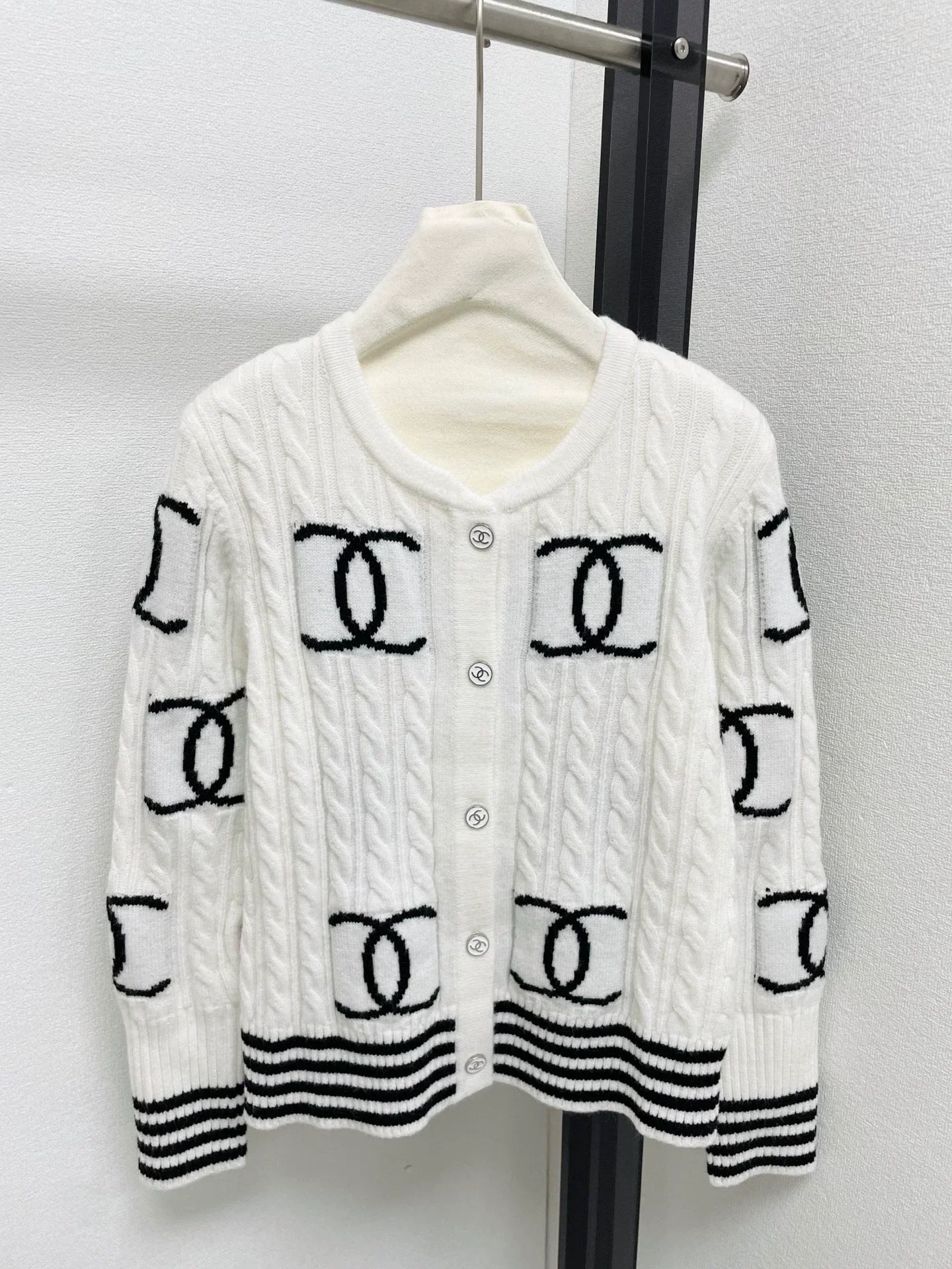 Double C Fried Dough Twists cardigan