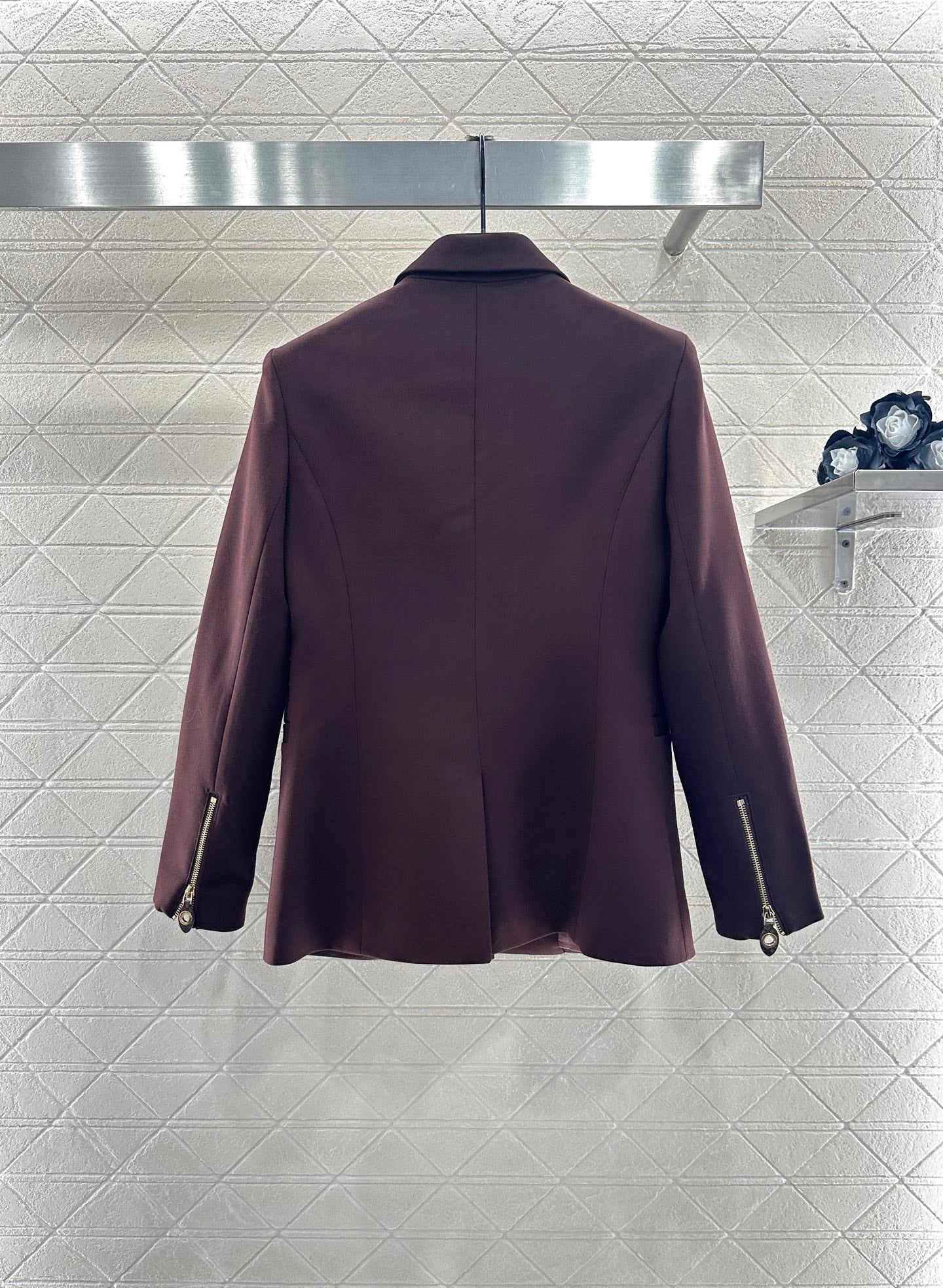 25fw new button lapel belt suit jacket