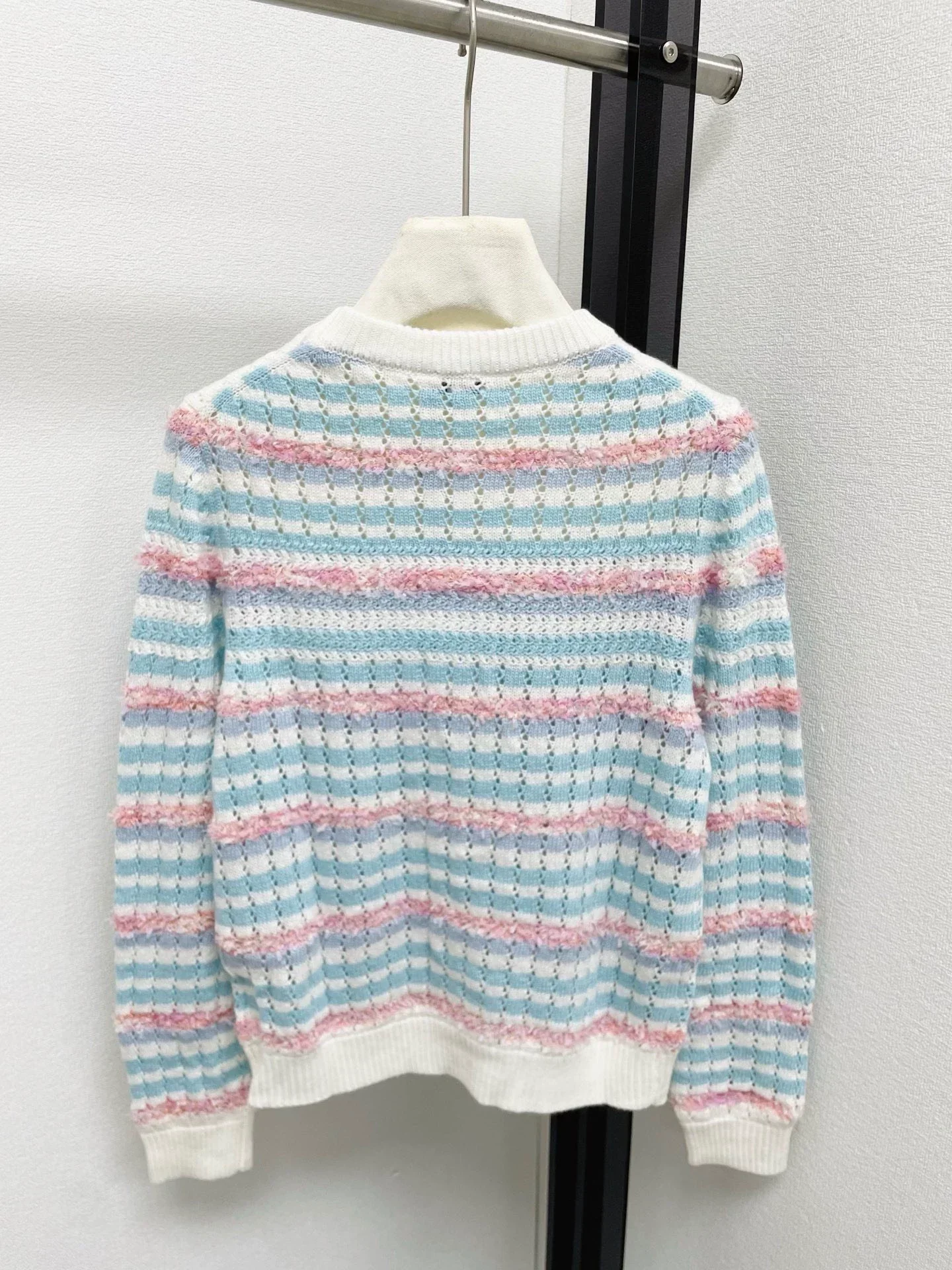 Striped knitted sweater
