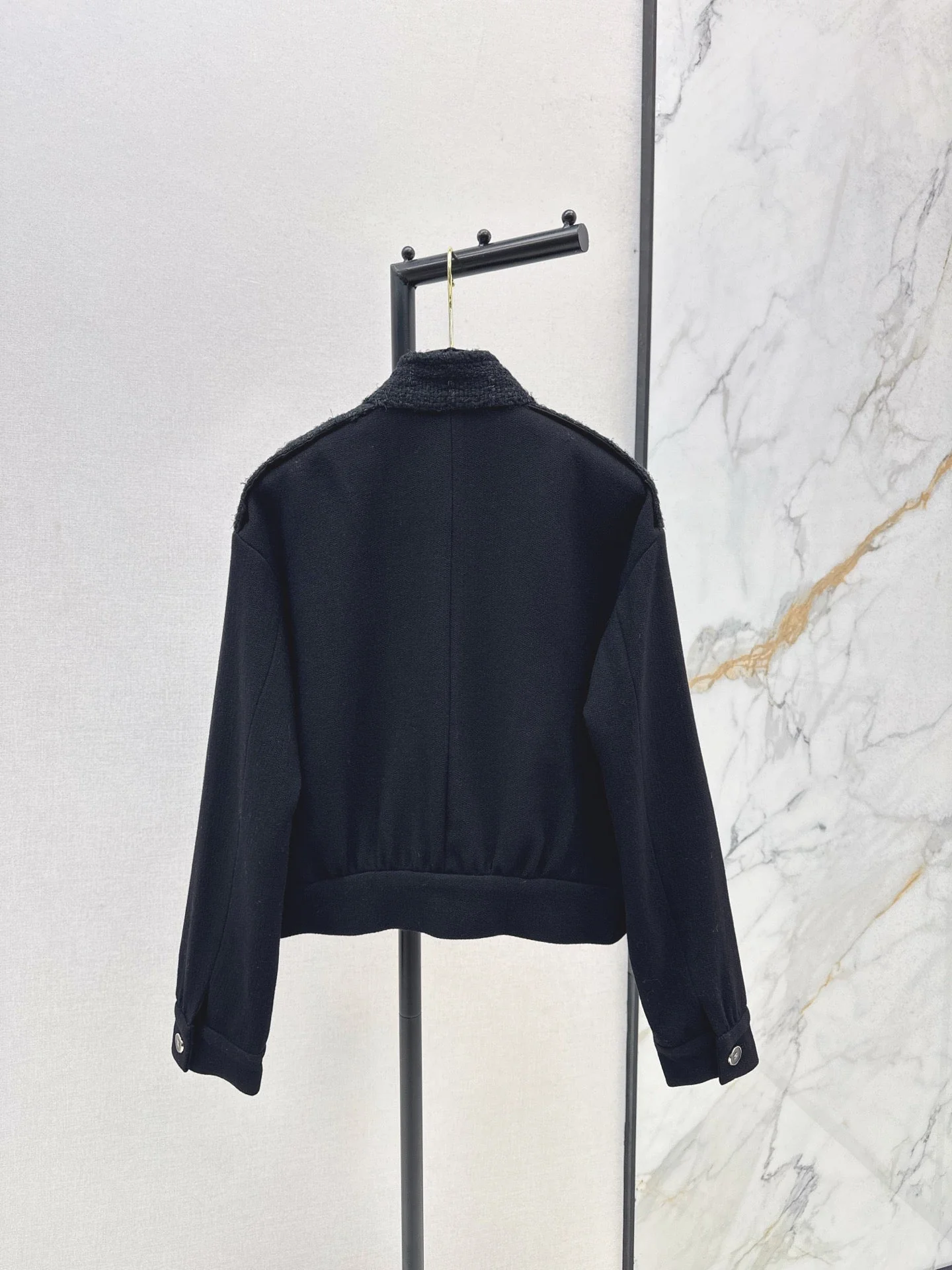 25fw Wool jacket with contrasting pockets