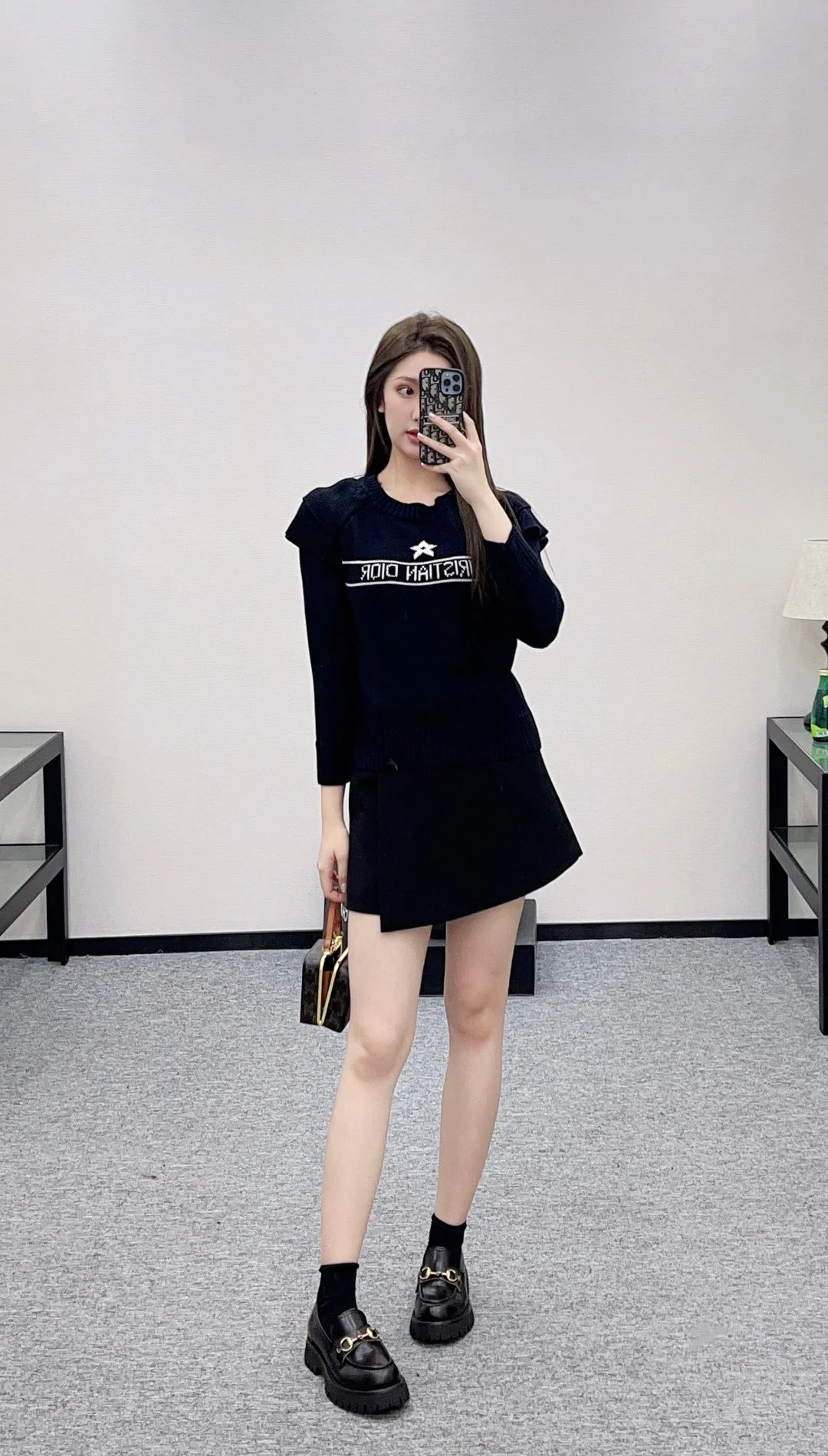 Ruffled Five-Pointed Star Sweater