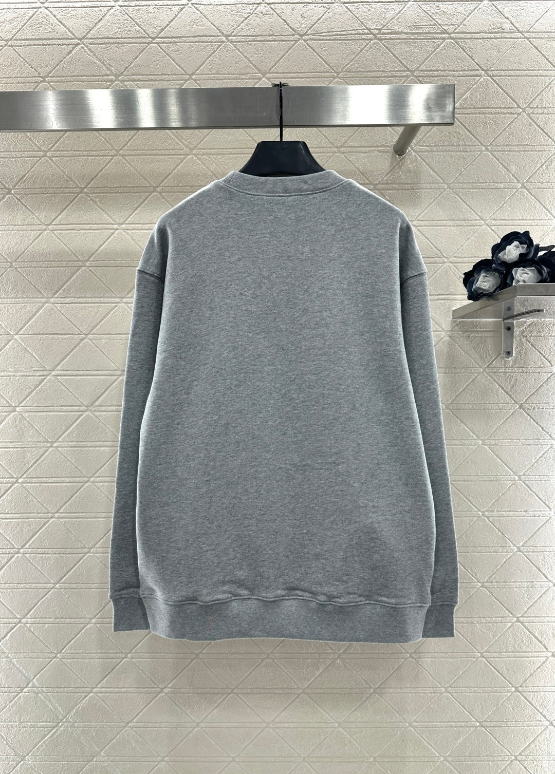 Embroidered Letter Logo Sweatshirt