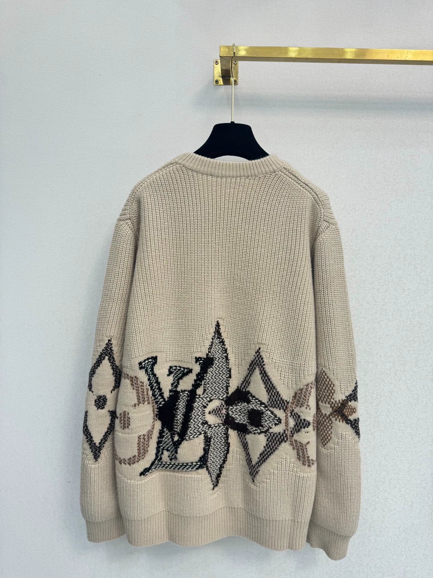 Skiing series knitted sweater