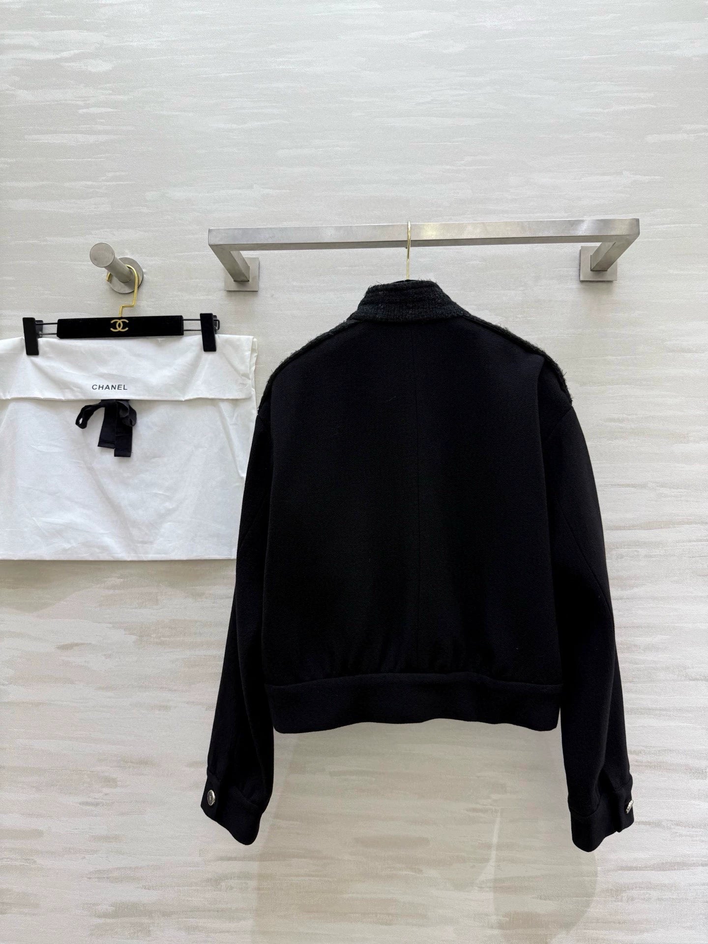 Wool twill soft woolen coat