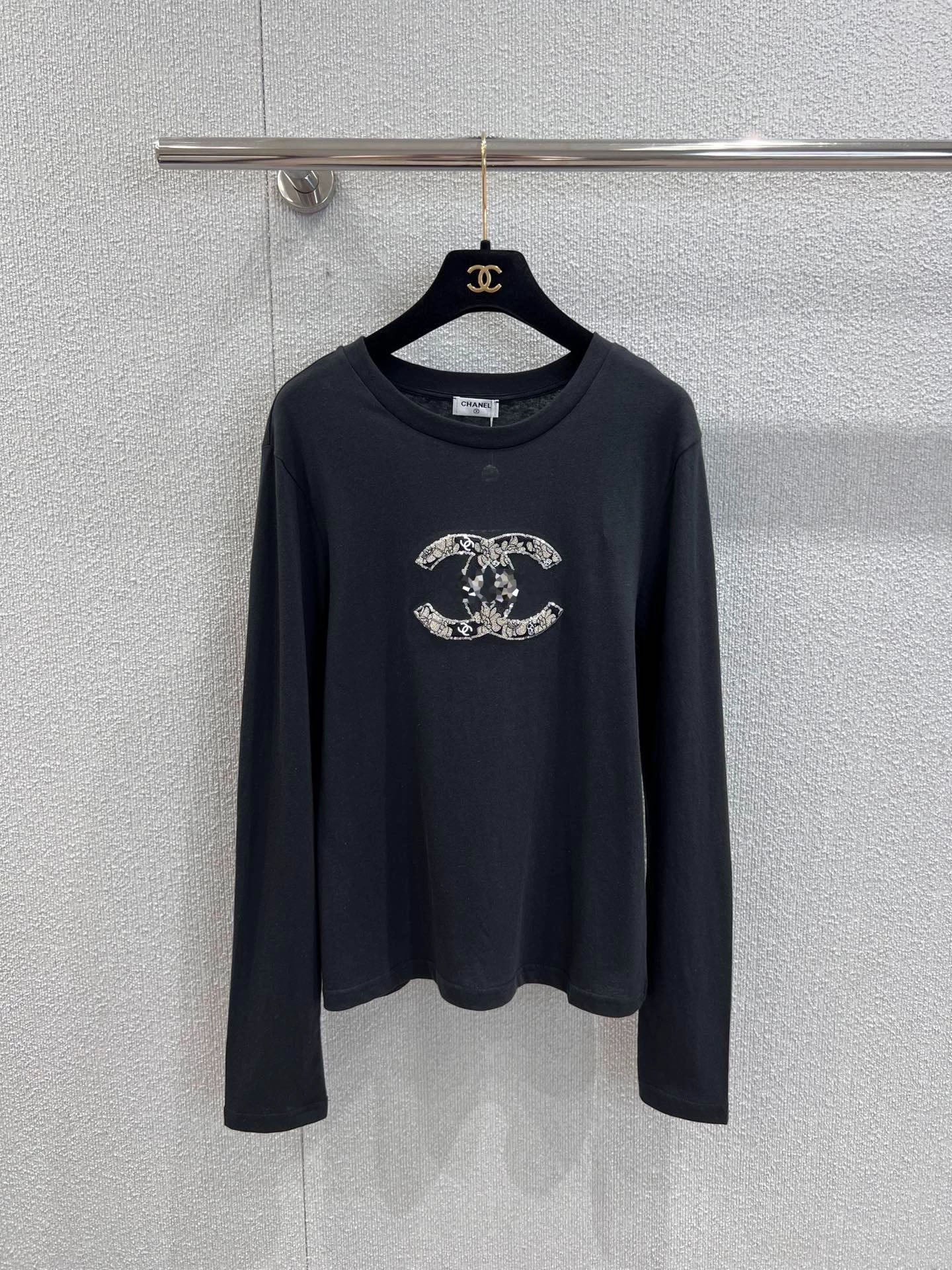 25Fw toothbrush embroidered sequin long sleeved