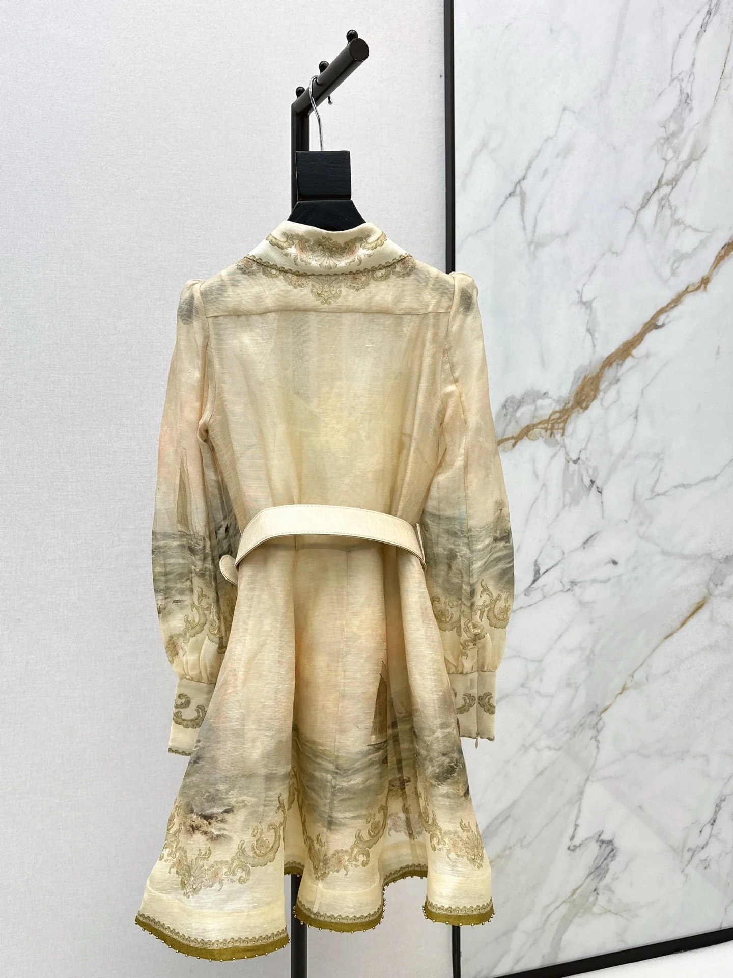 Holiday style printed dress