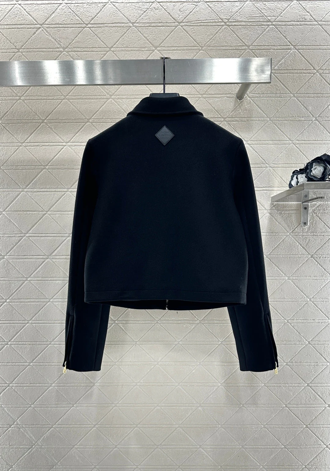 Woolen lapel jacket jacket