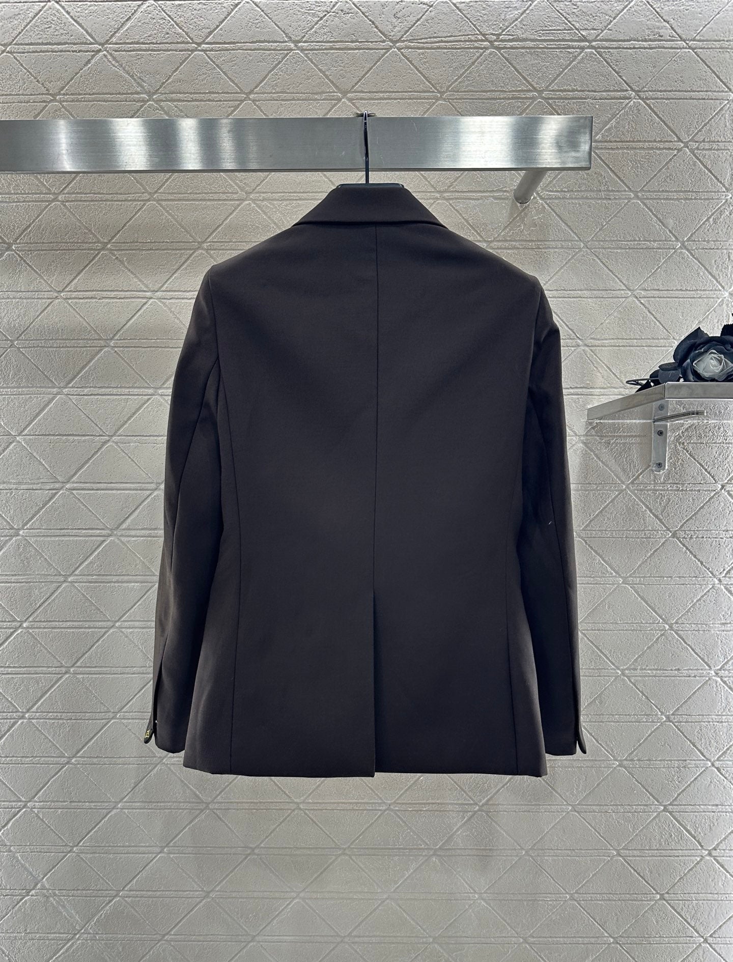 25 lapel zipper pocket blazer