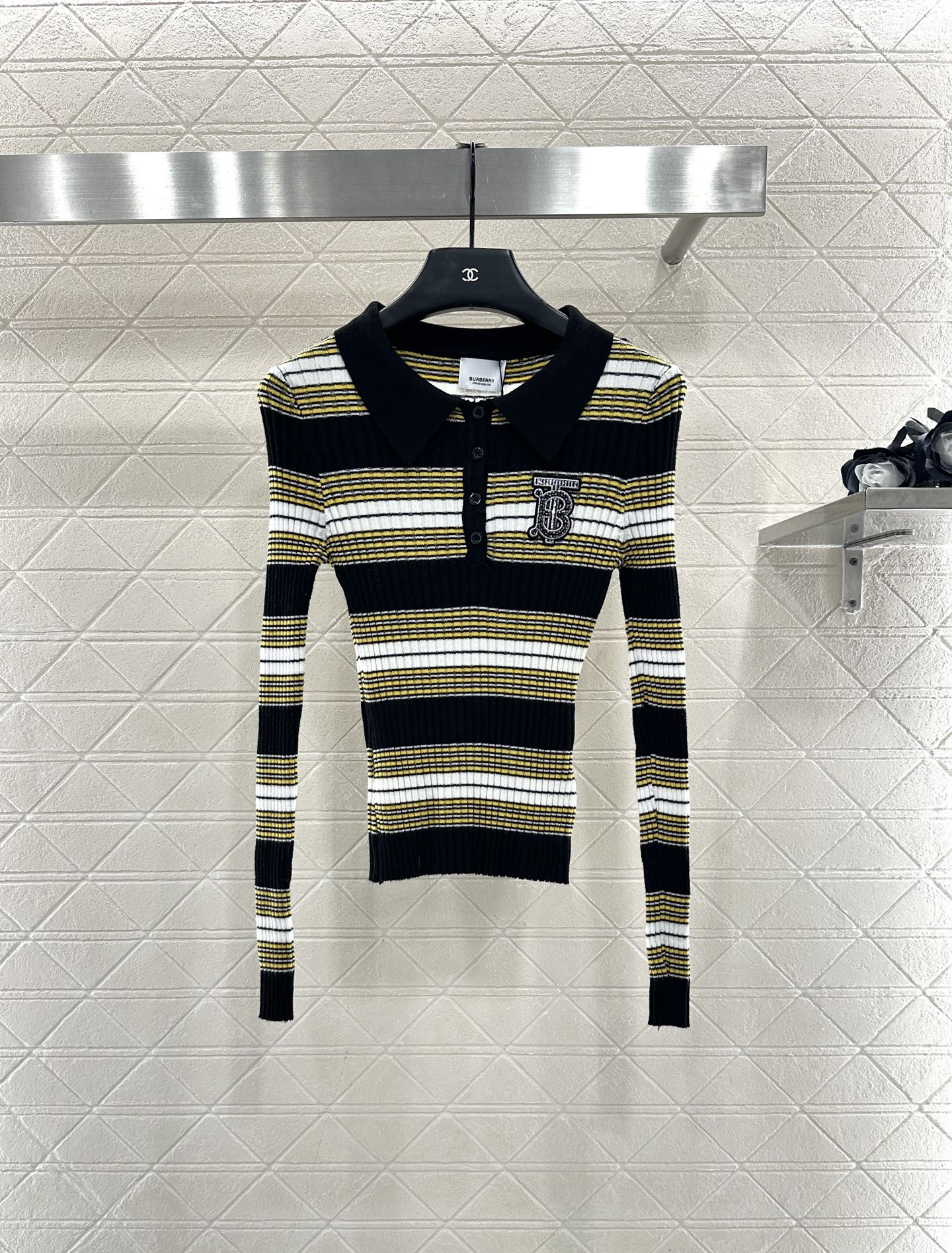 25fw New Striped Knit Long Sleeve