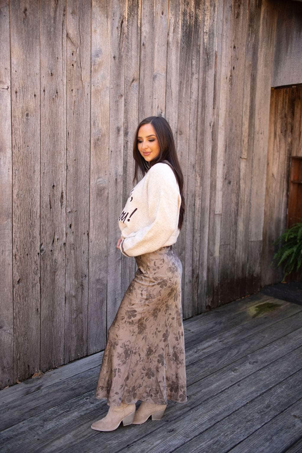 Range Romance Satin Skirt