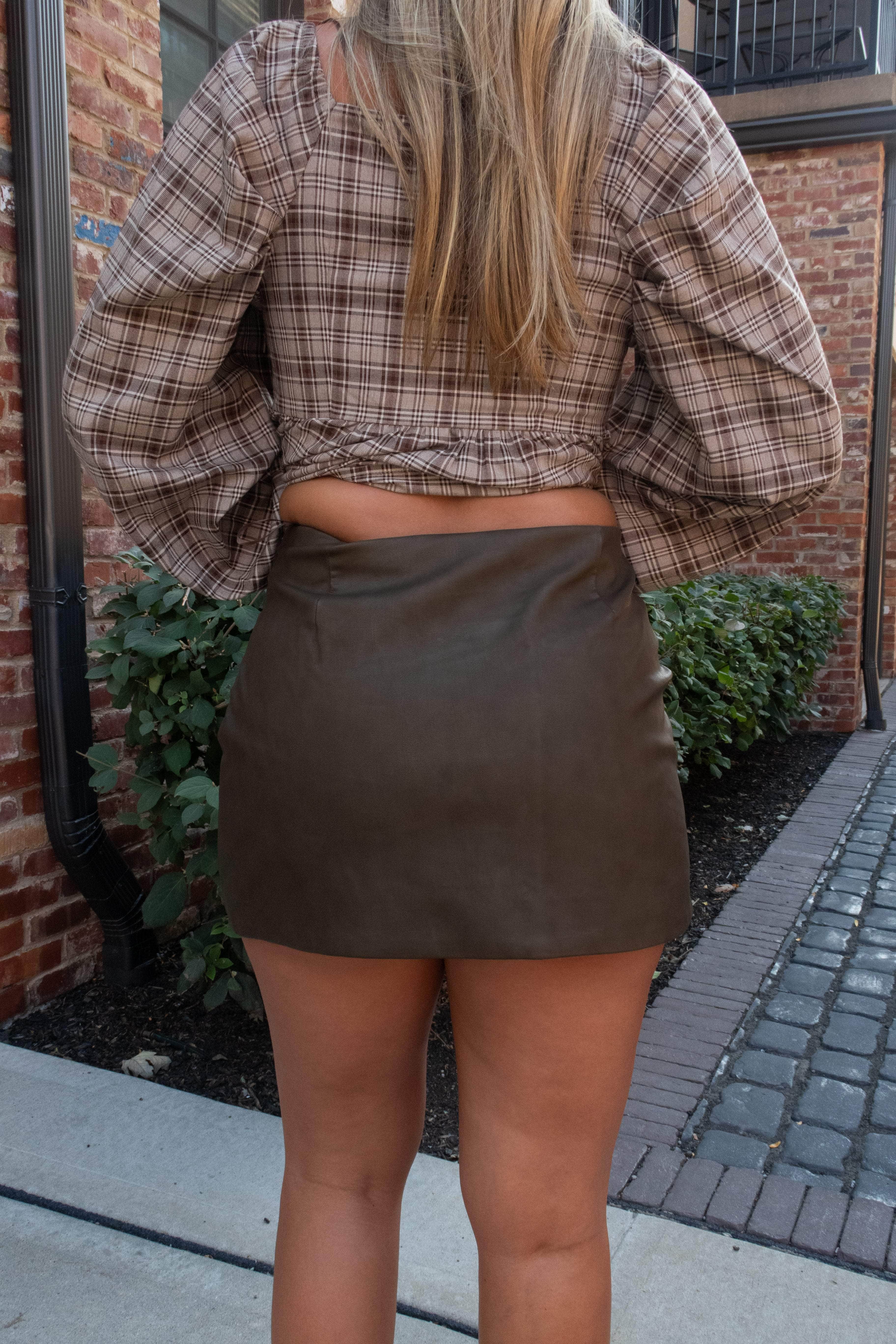 Faux Real Skort