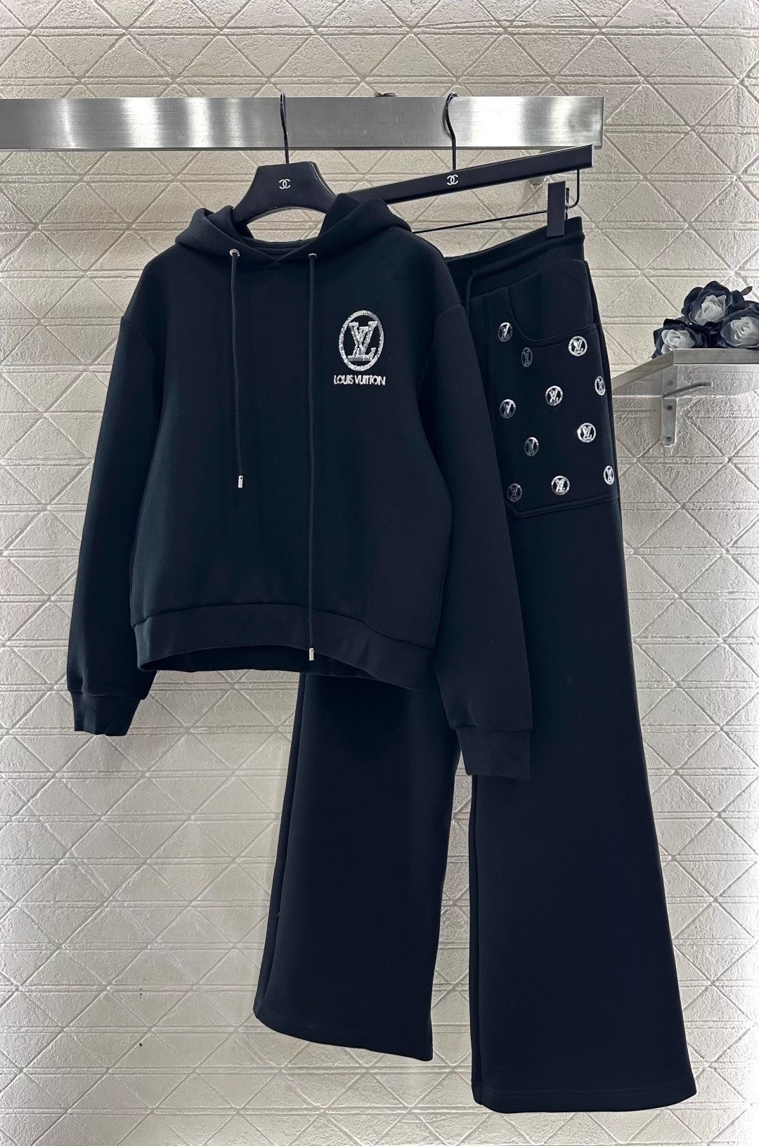 Hooded Sequin Logo Set