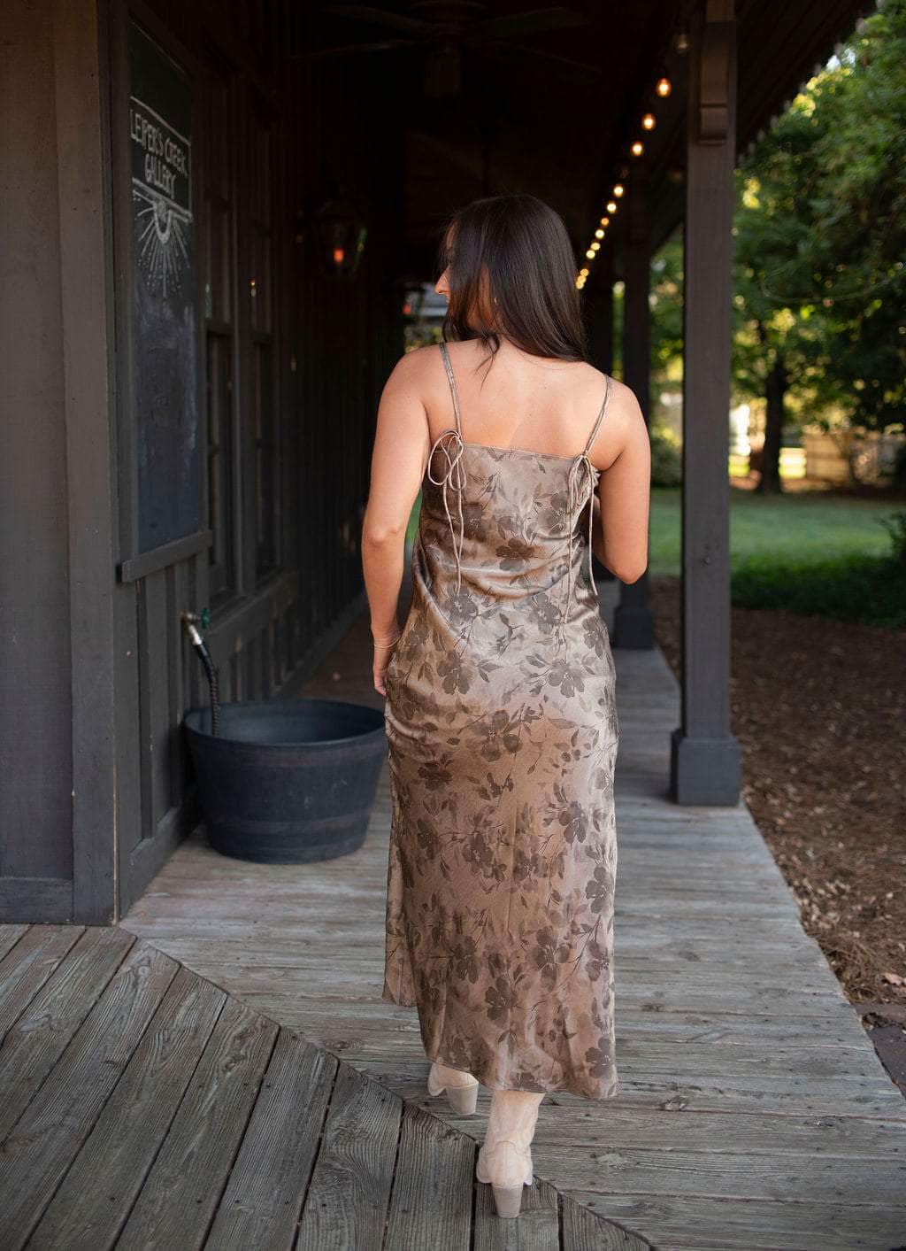 Range Romance Satin Dress