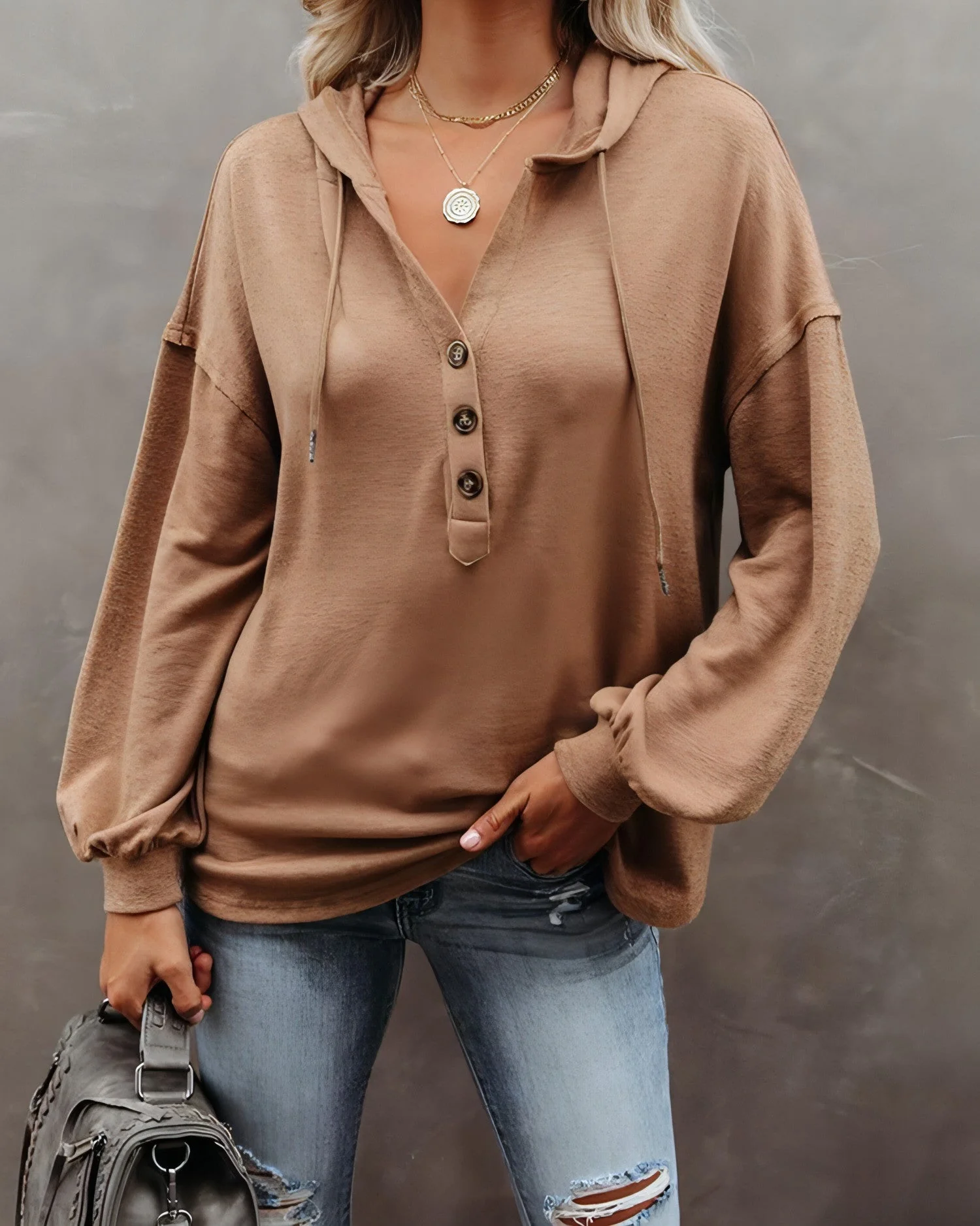 Casual Hoodie Sweatshirt Top