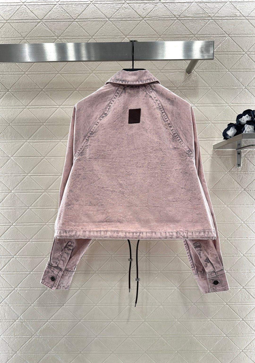 Loop-front Denim Jacket