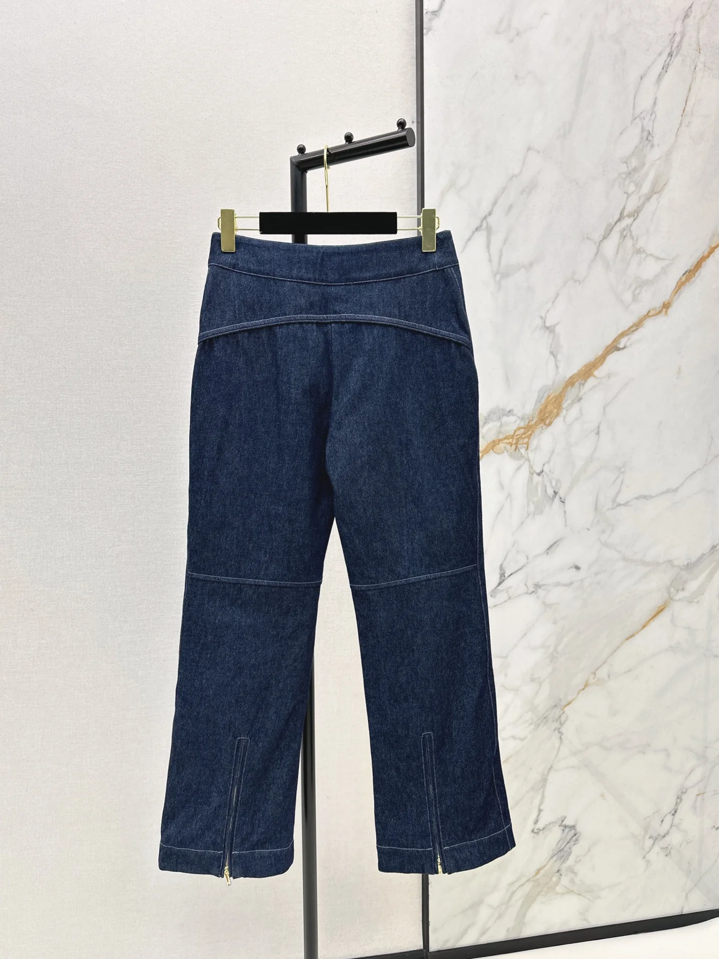 Denim cotton pants